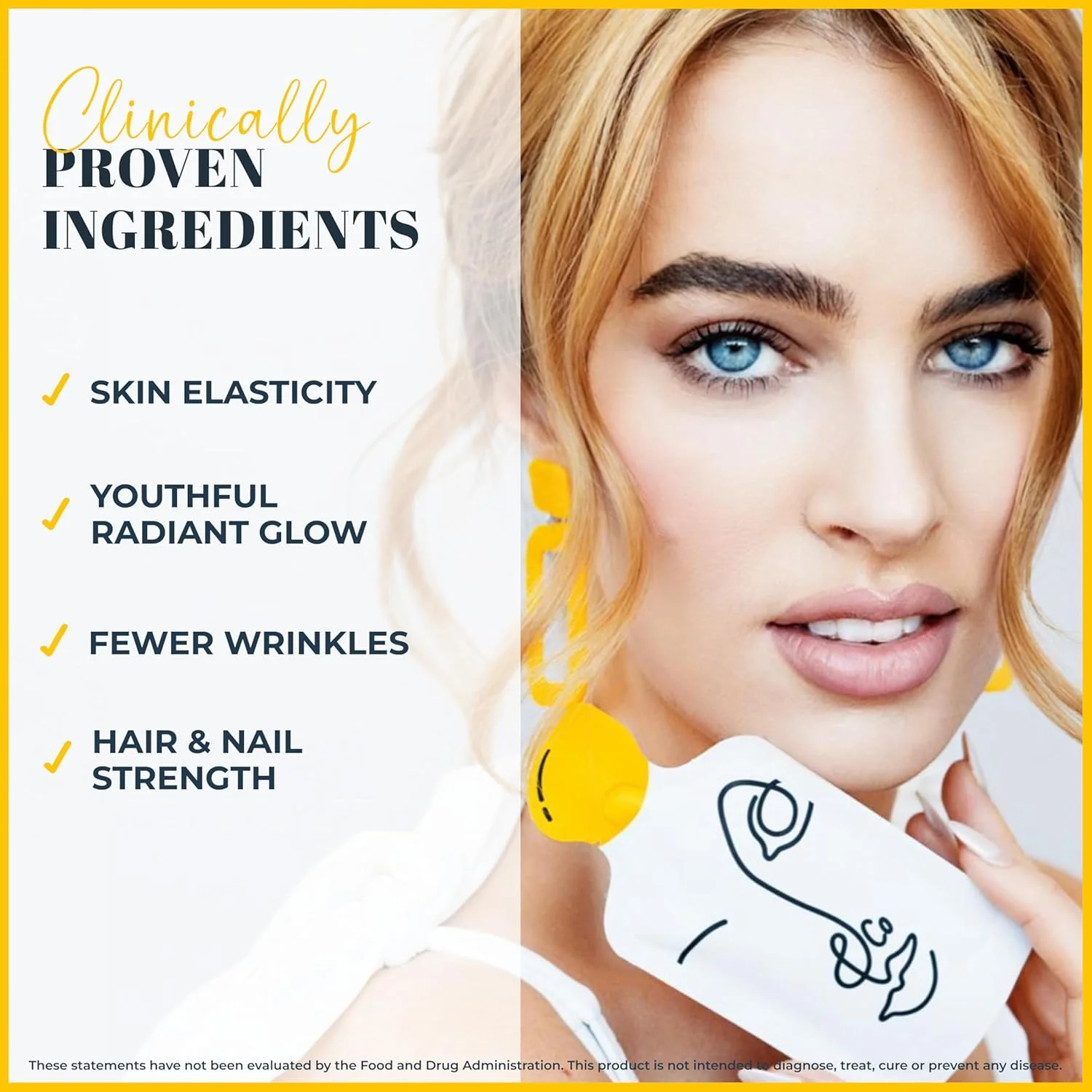 کلاژن مایع لیمو و شرکت برای بانوان | ترکیب آب کلاژن لیمو با 5000 میلی گرم پپتیدهای کلاژن دریایی، لیموهای ارگانیک و ویتامین C | اکسیر روزانه برای پوست، ناخن، مو و روده | بدون مواد نگهدارنده، بدون شکر