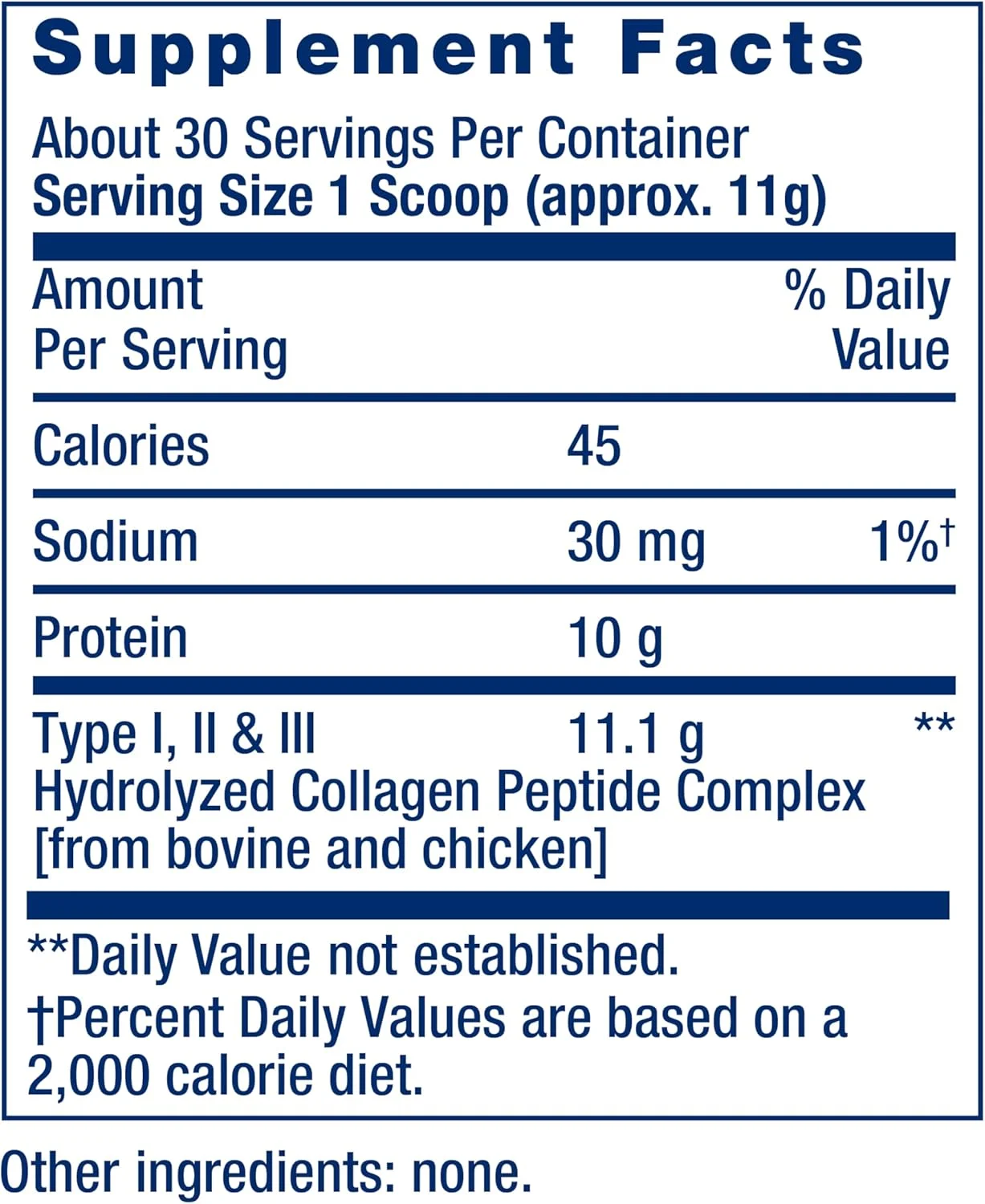 پپتیدهای کلاژن لایف اکستنشن برای پوست و مفاصل، انواع کلاژن I، II و III در پودری با قابلیت ترکیب آسان، بدون گلوتن، غیر GMO، وزن خالص 343 گرم