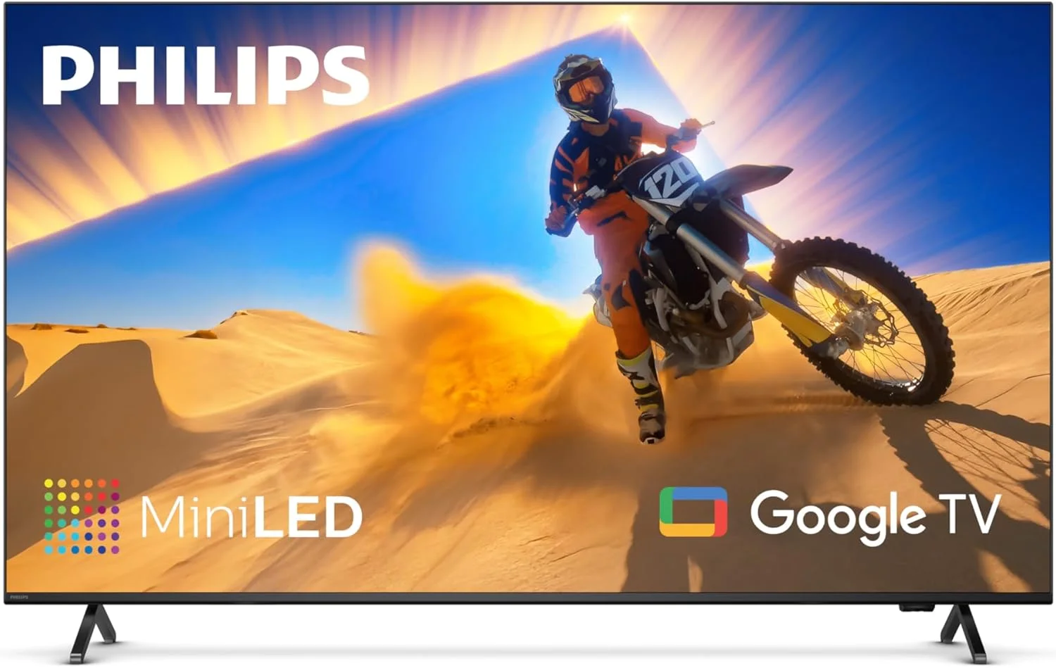 تلویزیون هوشمند فیلیپس 65 اینچ Ambilight The Xtra QD MiniLED GOOGLE TV با پردازش تصویر فوق پیشرفته هوش مصنوعی