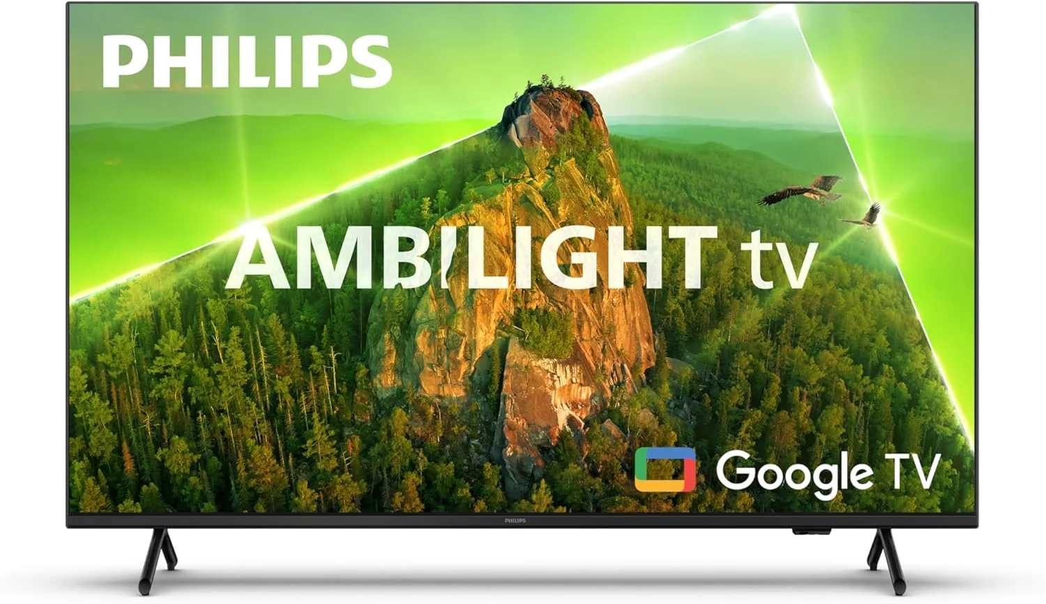 تلویزیون هوشمند ال ای دی 75 اینچ فیلیپس سری 7900، تلویزیون ال ای دی 4K Ambilight، Dolby Vision و Dolby Atmos، Google Assistant، Pixel Precise Ultra HD، 75PUT7908/56