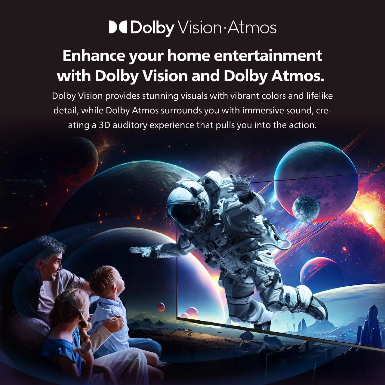 تلویزیون 50 اینچ فیلیپس مدل 50PQT8530/56، کیفیت QLED، گوگل تی وی، دالبی ویژن، دالبی اتموس، دستیار گوگل، مدل 2025