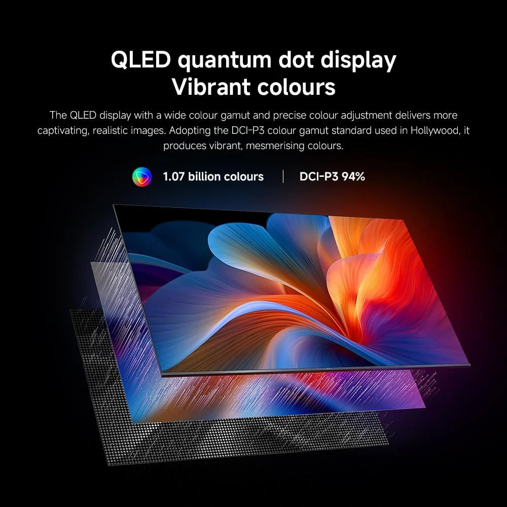 تلویزیون شیائومی A Pro 75 اینچ 2026 | Google TV | نمایشگر 4K QLED | Dolby Audio، DTS-X و DTS Virtual:X | روکش فلزی ممتاز | کنترل از راه دور بلوتوثی 360 درجه