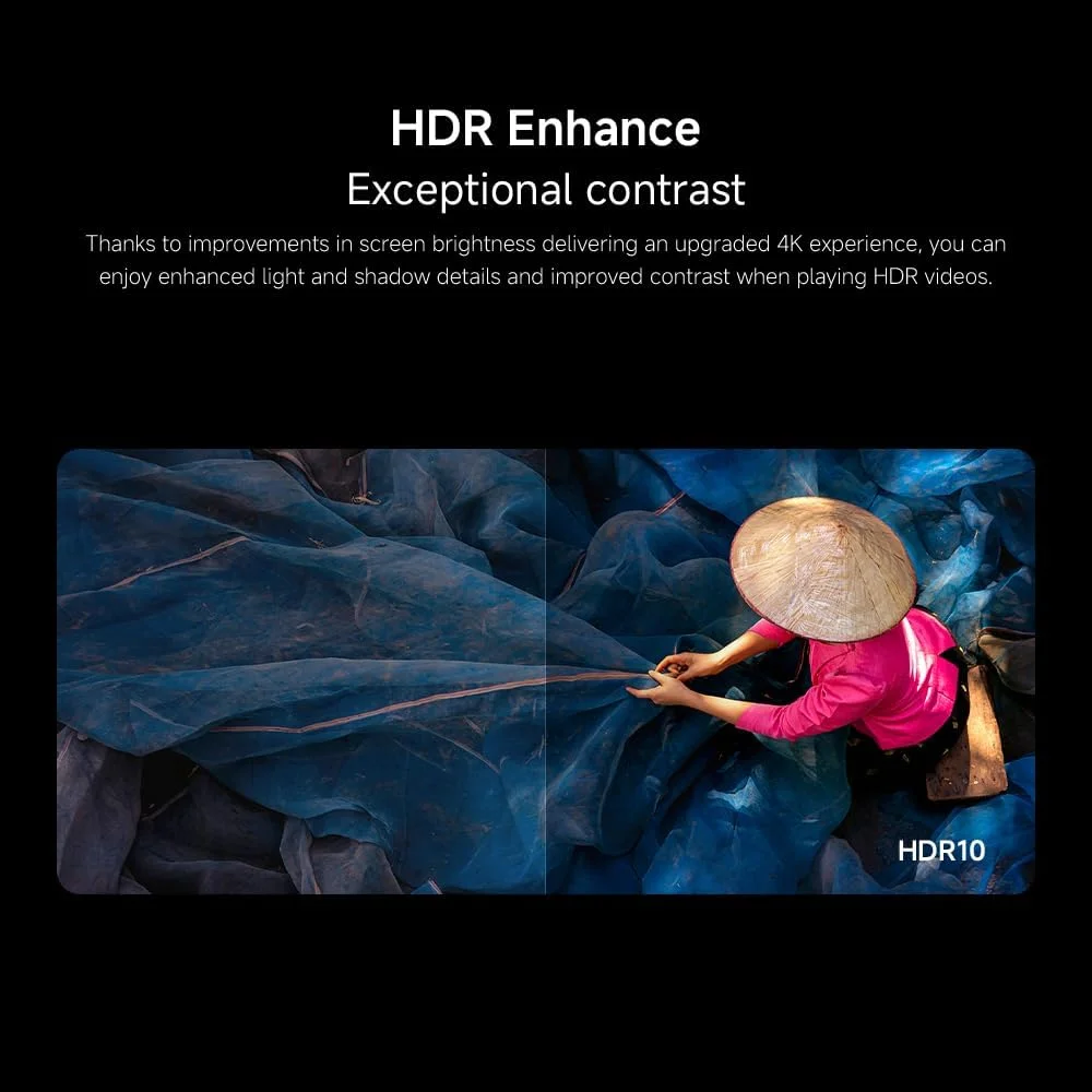 تلویزیون شیائومی A 65 2026 4K با نمایشگر محافظت از چشم و کیفیت تصویر HDR، نرخ نوسازی 120 هرتز در حالت Game Boost از طریق HDMI