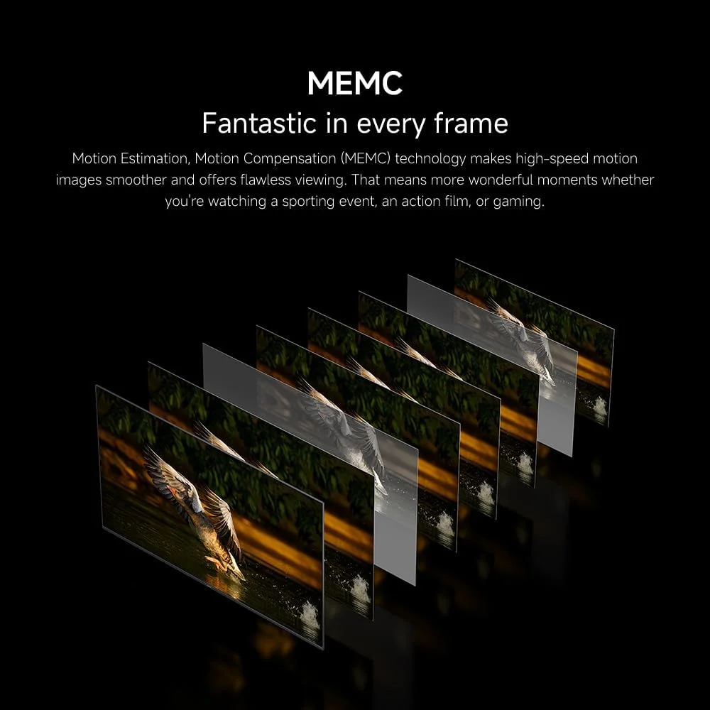 تلویزیون شیائومی A55 2026 4K با نمایشگر محافظت از چشم و کیفیت تصویر HDR، نرخ نوسازی 120 هرتز در حالت Game Boost از طریق HDMI