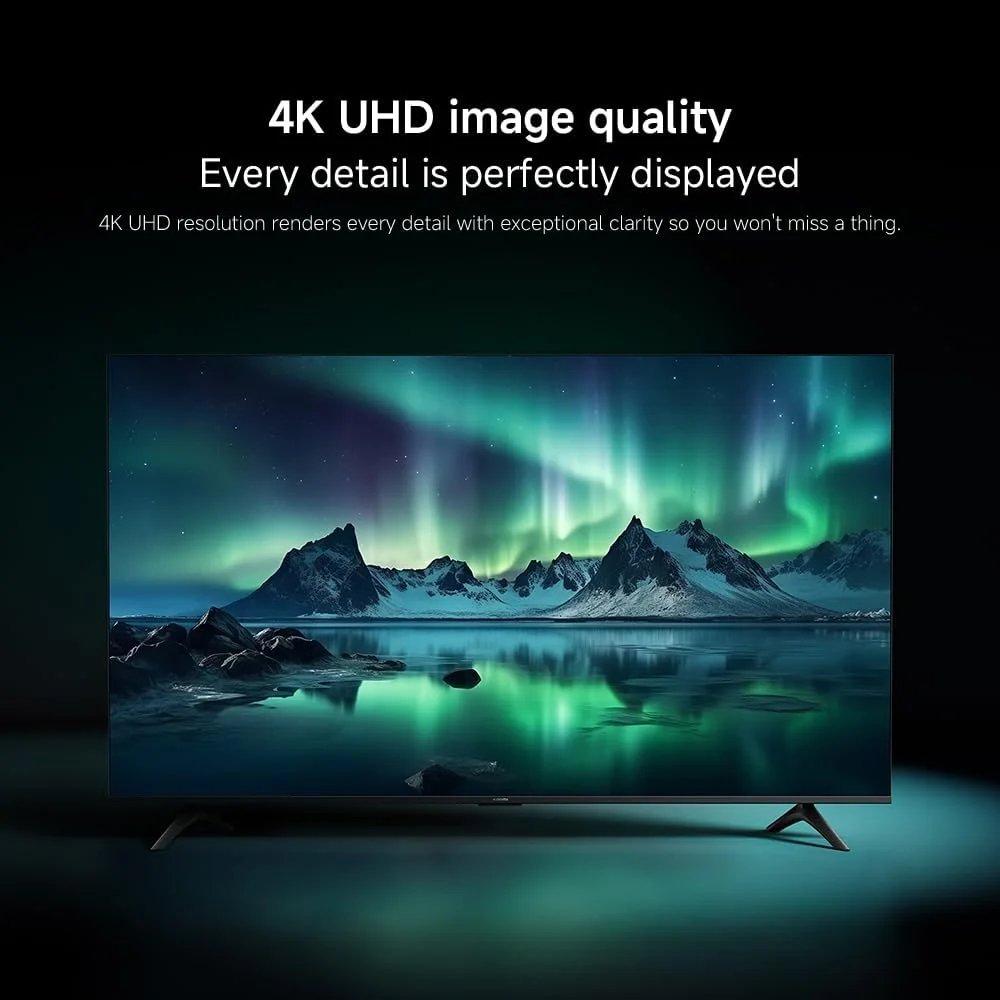 تلویزیون شیائومی A50 4K با نمایشگر محافظت از چشم، کیفیت تصویر HDR و نرخ تازه‌سازی 120 هرتز در حالت Game Boost از طریق HDMI