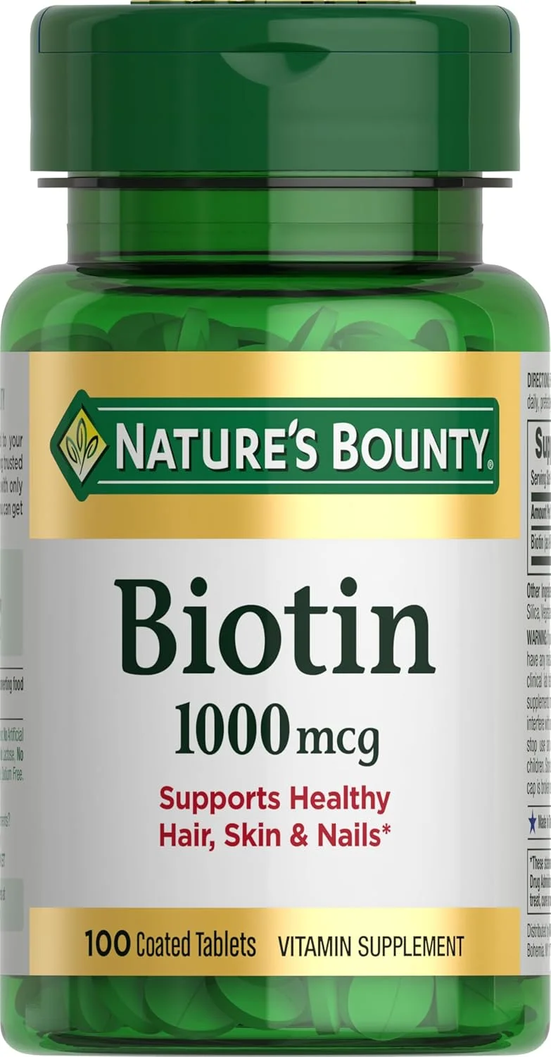 بیوتین Nature's Bounty، 1000 میکروگرم