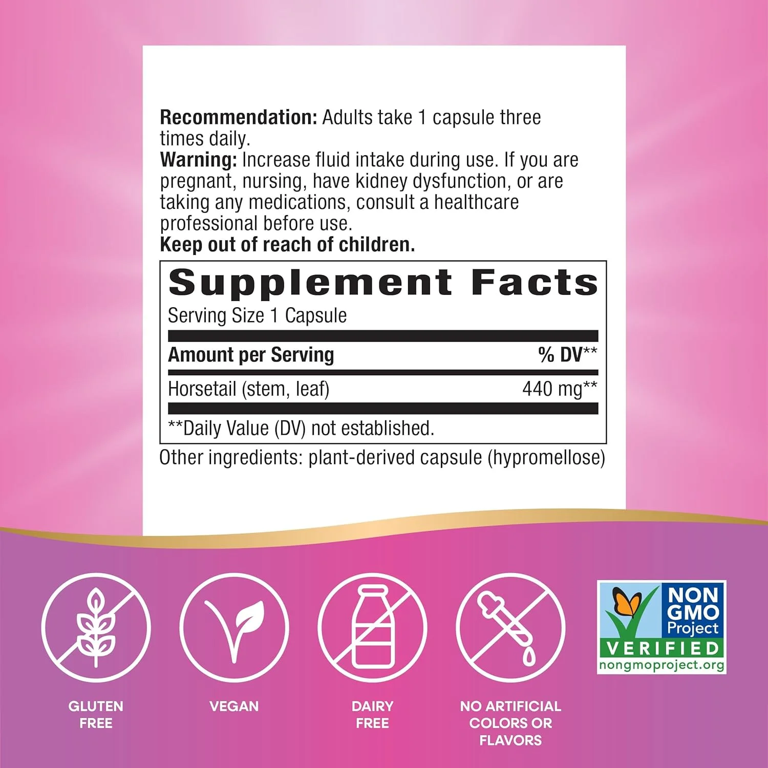 کپسول گیاهی علف دم اسبی Nature's Way (۱۰۰ عدد) کپسول گیاهی علف دم اسبی Nature's Way (۱۰۰ عدد)