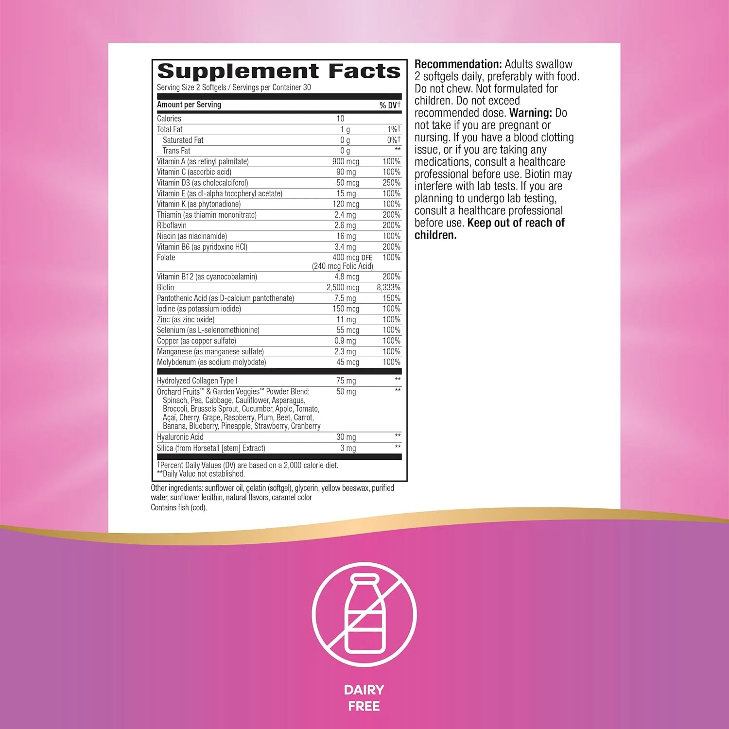 مولتی ویتامین مو، پوست و ناخن Nature's Way Alive! با بیوتین و کلاژن، 60 سافت ژل مولتی ویتامین مو، پوست و ناخن Nature's Way Alive! با بیوتین و کلاژن، 60 سافت ژل