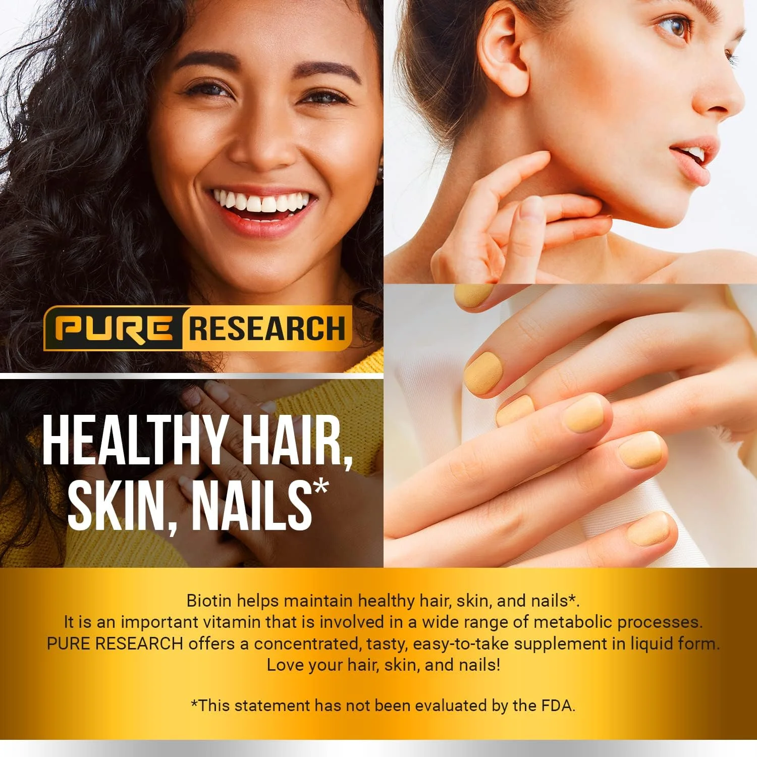 قطره بیوتین مایع با قدرت فوق العاده PURE RESEARCH، 10000 میکروگرم، 60 سروینگ، مناسب برای گیاهخواران، پشتیبانی از رشد موهای سالم، ناخن های قوی و پوست درخشان، جذب 3 برابر بیشتر از کپسول یا قرص قطره بیوتین مایع با قدرت فوق العاده PURE RESEARCH، 10000 میکروگرم، 60 سروینگ، مناسب برای گیاهخواران، پشتیبانی از رشد موهای سالم، ناخن های قوی و پوست درخشان، جذب 3 برابر بیشتر از کپسول یا قرص