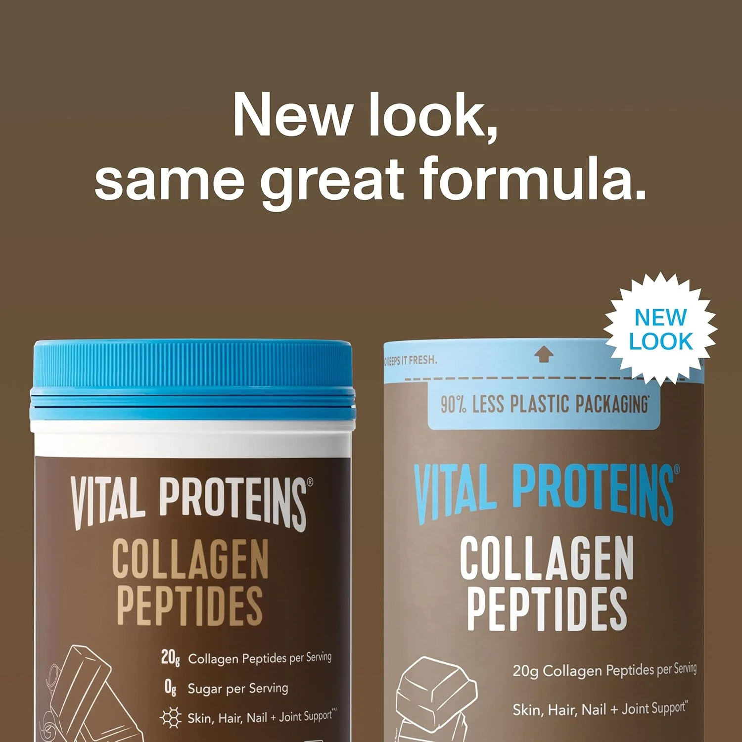 پودر پپتیدهای کلاژن Vital Proteins، تقویت کننده سلامت مو، ناخن، پوست، استخوان و مفاصل - کلاژن هیدرولیز شده - شکلاتی، 382 گرم، بسته 1 عددی پودر پپتیدهای کلاژن Vital Proteins، تقویت کننده سلامت مو، ناخن، پوست، استخوان و مفاصل - کلاژن هیدرولیز شده - شکلاتی، 382 گرم، بسته 1 عددی