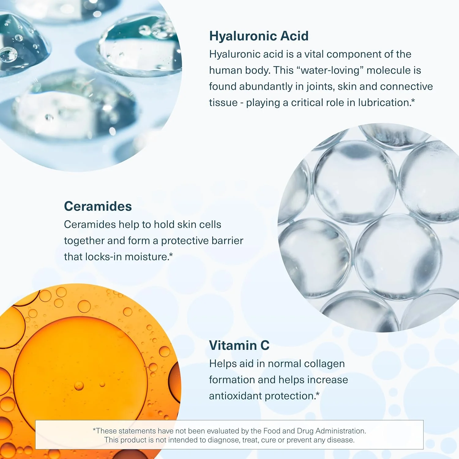 یوئوری هیالورونیک پلاس - مکمل اسید هیالورونیک با سرامیدها، ویتامین C، بیوتین و موارد دیگر - پشتیبانی از سلامت پوست (60 قرص) یوئوری هیالورونیک پلاس - مکمل اسید هیالورونیک با سرامیدها، ویتامین C، بیوتین و موارد دیگر - پشتیبانی از سلامت پوست (60 قرص)