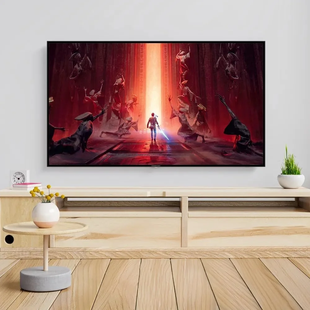 تلویزیون هوشمند اندروید 65 اینچ پاورولوژی 4K ضد انفجار - مشکی