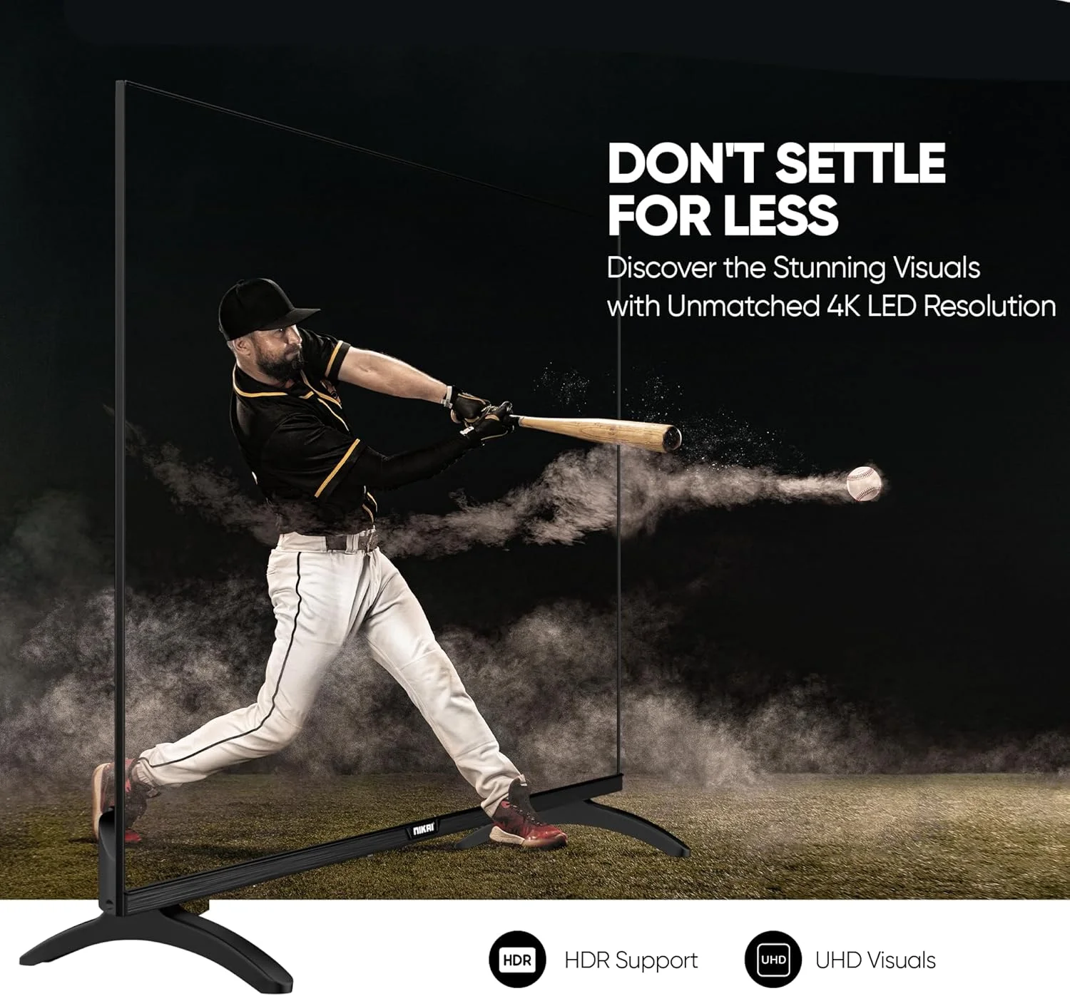 تلویزیون هوشمند ال ای دی 50 اینچ نیکای Ultra HD 4K، اندروید 13، وای فای داخلی، نرخ تازه سازی 60 هرتز، پردازنده چهار هسته ای، 3 پورت HDMI، 2 پورت USB، فریم باریک - UHD5010SLED تلویزیون هوشمند ال ای دی 50 اینچ نیکای Ultra HD 4K، اندروید 13، وای فای داخلی، نرخ تازه سازی 60 هرتز، پردازنده چهار هسته ای، 3 پورت HDMI، 2 پورت USB، فریم باریک - UHD5010SLED