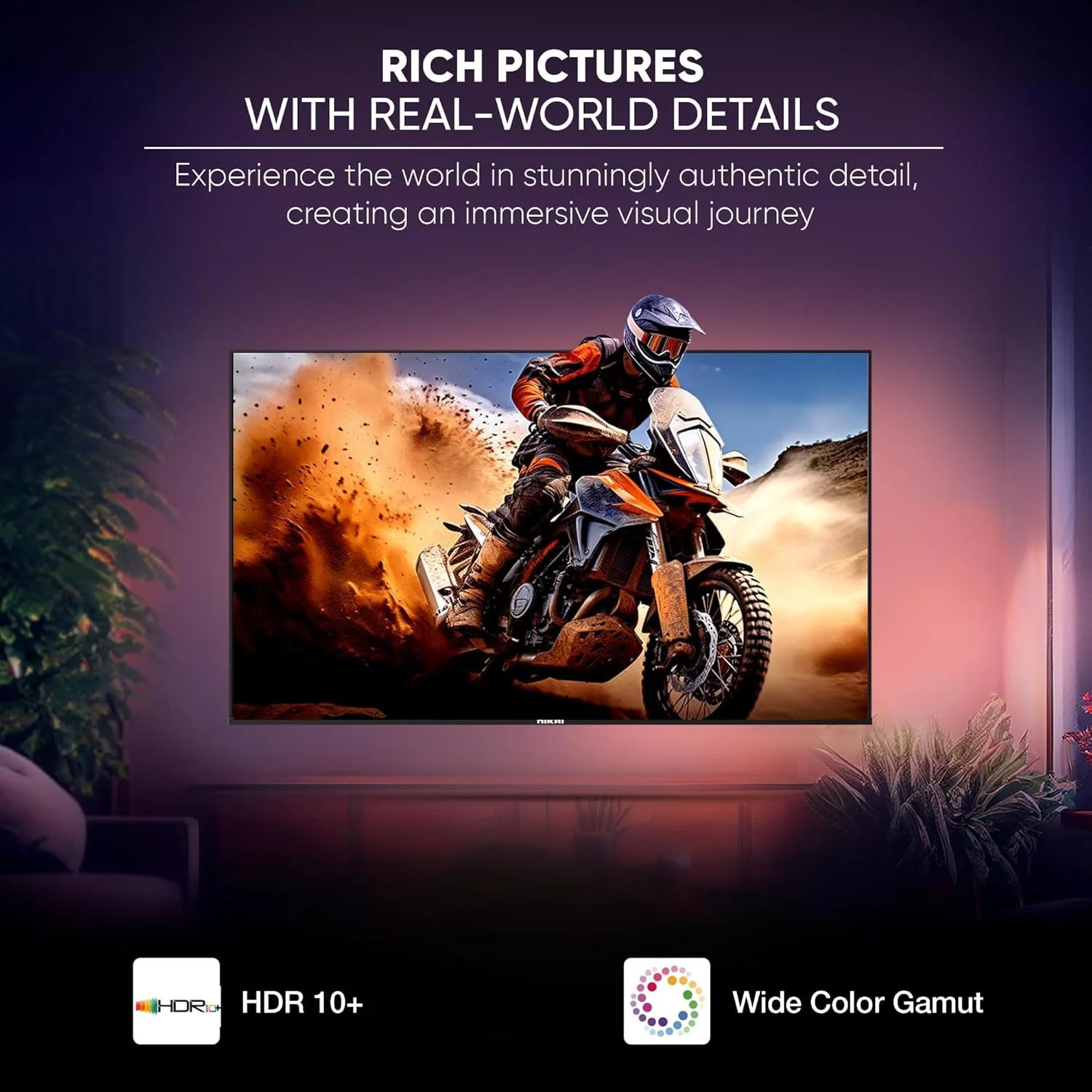 تلویزیون هوشمند 55 اینچ نیکای 4K Ultra HD Google TV، کنترل صوتی بدون دست، حالت بازی، Dolby Vision + Atmos، اتصال آسان با دستگاه های اندروید و اپل - مدل 55NIKGOOGLE (مدل 2025) تلویزیون هوشمند 55 اینچ نیکای 4K Ultra HD Google TV، کنترل صوتی بدون دست، حالت بازی، Dolby Vision + Atmos، اتصال آسان با دستگاه های اندروید و اپل - مدل 55NIKGOOGLE (مدل 2025)