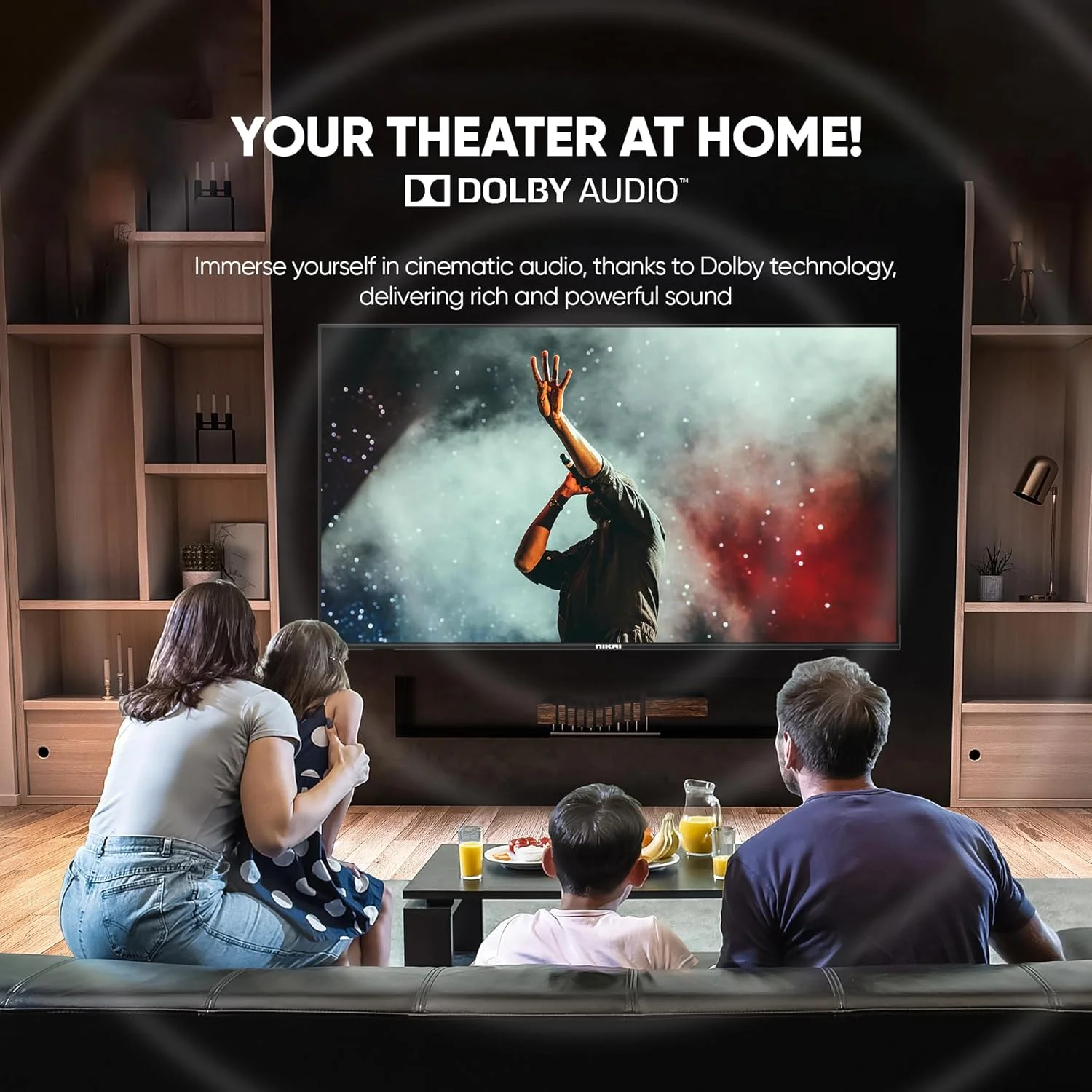 تلویزیون هوشمند 85 اینچ نیکای UHD LED WebOS سری پلاتینیوم، ریموت جادویی، طراحی صفحه نمایش سینمایی 4K Ultra HDR، Dolby Audio، کنترل صوتی هوشمند، برنامه های YouTube، Netflix، Shahid – NIK85MEU4STN