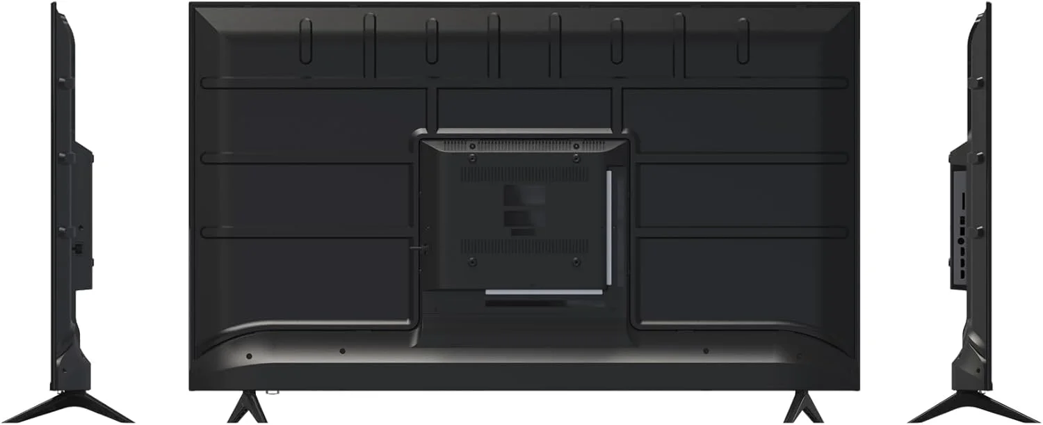 تلویزیون هوشمند 55 اینچ 4K UHD بدون حاشیه JVC - مدل جدید 2024 با موس هوایی صوتی، بلوتوث و صدای دالبی LT-55N775V