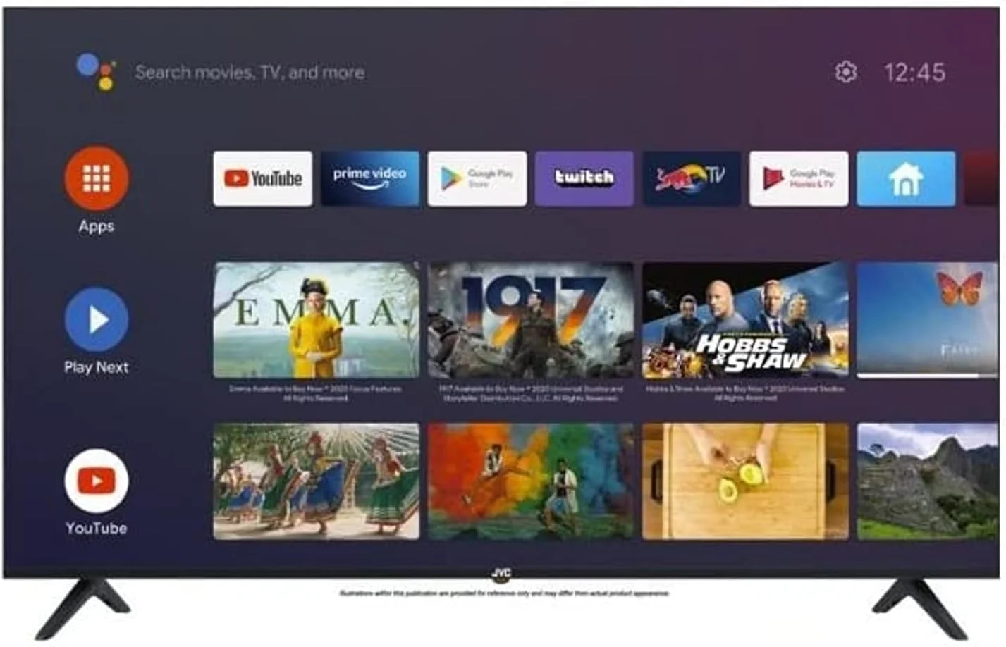 تلویزیون هوشمند 65 اینچ 4K جی وی سی اندروید 11 با دستیار گوگل، گوگل پلی و کروم کست داخلی - LT65N7125A تلویزیون هوشمند 65 اینچ 4K جی وی سی اندروید 11 با دستیار گوگل، گوگل پلی و کروم کست داخلی - LT65N7125A