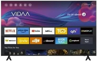 تلویزیون هوشمند 4K UHD بدون حاشیه جی وی سی 43 اینچ مدل LT-43N7115 مشکی با ساندبار جی وی سی تلویزیون هوشمند 4K UHD بدون حاشیه جی وی سی 43 اینچ مدل LT-43N7115 مشکی با ساندبار جی وی سی