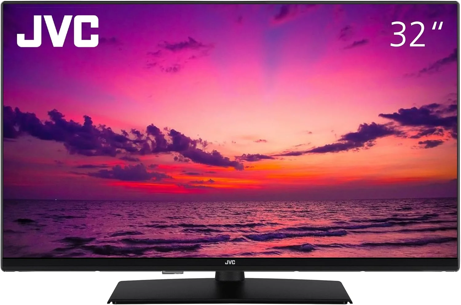 تلویزیون 32 اینچ JVC LT-32VH4455 (HD Ready، تلویزیون LED، تیونر سه گانه) مشکی [کلاس انرژی E] (823636)