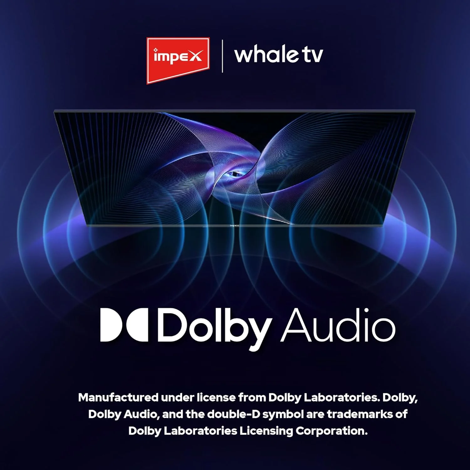 تلویزیون هوشمند 50 اینچی QLED ایمپکس (Wios50Q) Whale OS، کیفیت 4K UHD، هوش مصنوعی صوتی با ChatGPT، حافظه ROM 8 گیگابایتی، رم 1.5 گیگابایتی، 2x HDMI، 2x USB، نتفلیکس/پرایم/یوتیوب، پنل A+، 100 وات، RJ45، Dolby Audio