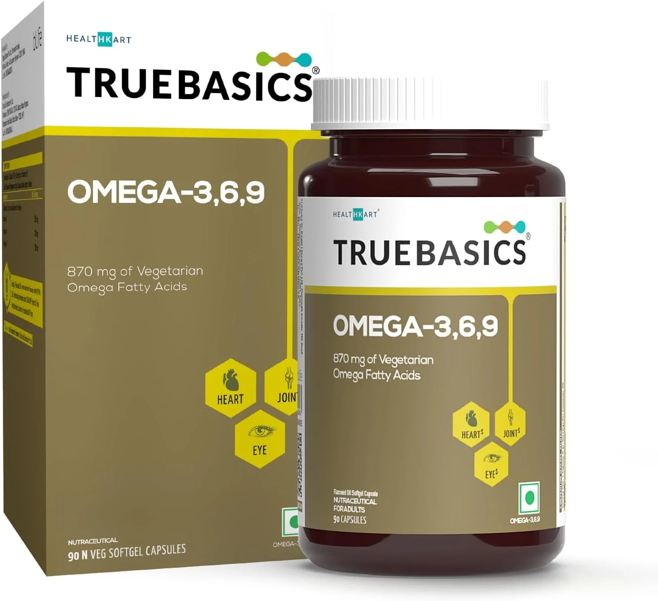 تروبیسیکس امگا 3، 6 و 9 گیاهی، 870 میلی گرم اسیدهای چرب امگا گیاهی، مکمل تغذیه برای سلامت قلب، مو، پوست، مفاصل، مغز و چشم، از نظر بالینی تحقیق شده - 90 سافت ژل گیاهی تروبیسیکس امگا 3، 6 و 9 گیاهی، 870 میلی گرم اسیدهای چرب امگا گیاهی، مکمل تغذیه برای سلامت قلب، مو، پوست، مفاصل، مغز و چشم، از نظر بالینی تحقیق شده - 90 سافت ژل گیاهی