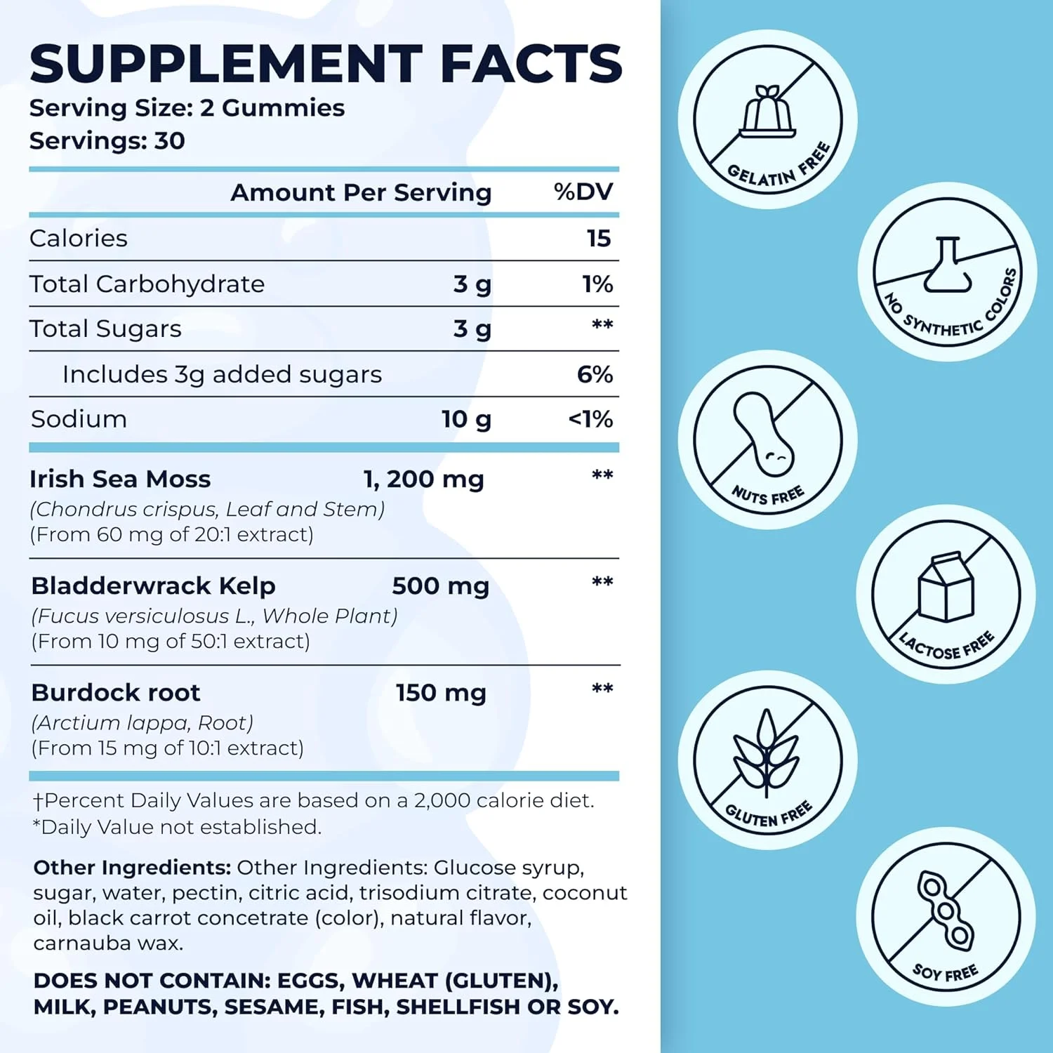 پاستیل خزه دریایی ارگانیک TrueSeaMoss - حاوی خزه دریایی ایرلندی + ریشه باباآدم + فوکوس - 60 پاستیل برای تقویت سیستم ایمنی، پوست و موی سالم تر، سم زدایی - عالی برای کودکان و بزرگسالان، ساخت آمریکا پاستیل خزه دریایی ارگانیک TrueSeaMoss - حاوی خزه دریایی ایرلندی + ریشه باباآدم + فوکوس - 60 پاستیل برای تقویت سیستم ایمنی، پوست و موی سالم تر، سم زدایی - عالی برای کودکان و بزرگسالان، ساخت آمریکا