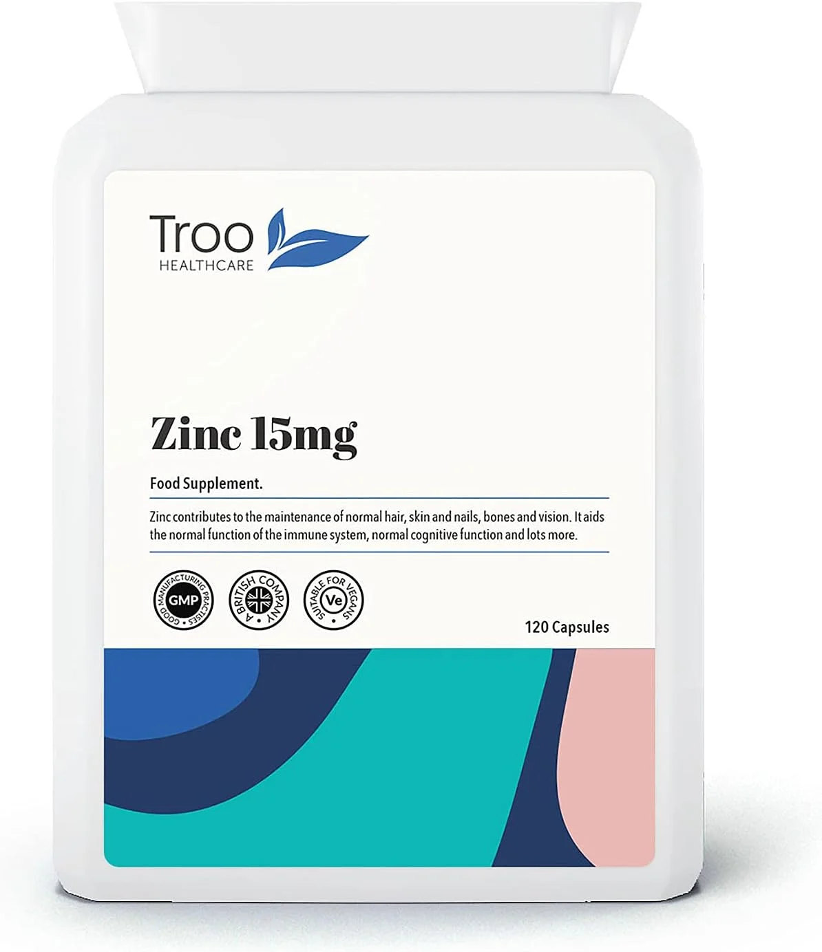 کپسول زینک 15 میلی گرم ترو هلث کر - مکمل معدنی ضروری برای حمایت از سیستم ایمنی و مراقبت از پوست، مو و ناخن کپسول زینک 15 میلی گرم ترو هلث کر - مکمل معدنی ضروری برای حمایت از سیستم ایمنی و مراقبت از پوست، مو و ناخن