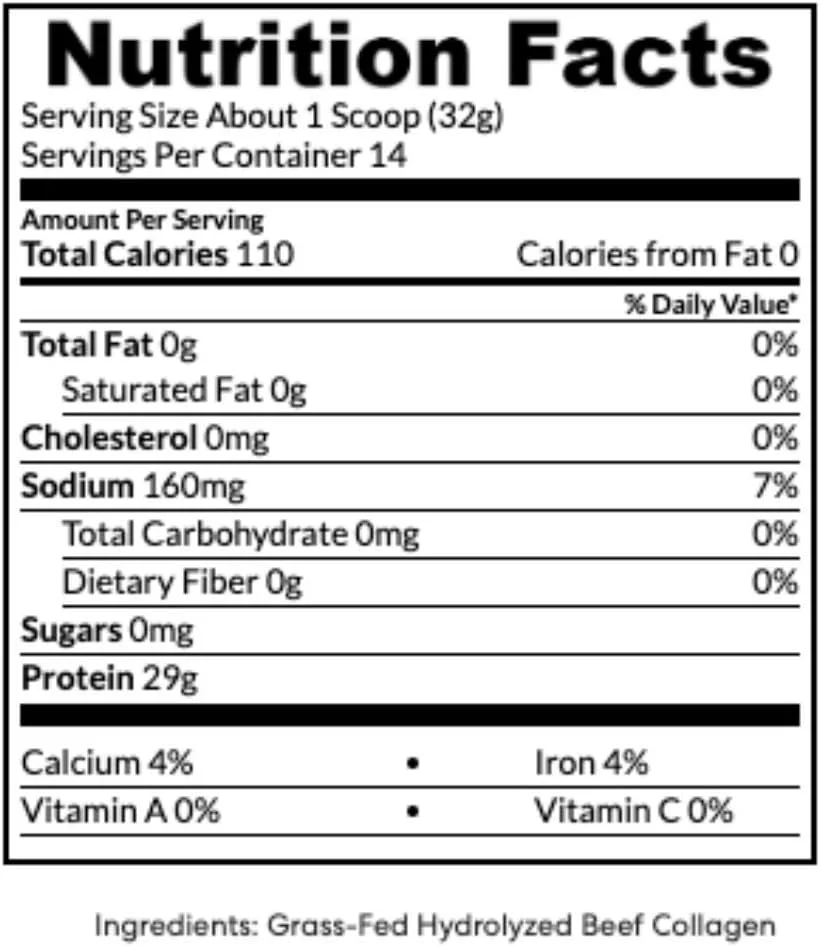 پودر کلاژن هیدرولیز شده True Nutrition از گوشت گاو تغذیه شده با علف - مناسب برای رژیم پالئو، بدون گلوتن، بدون سویا، بدون لبنیات، غیر تراریخته، پودر پپتیدهای کلاژن تغذیه شده با علف - بدون طعم - 1 پوند پودر کلاژن هیدرولیز شده True Nutrition از گوشت گاو تغذیه شده با علف - مناسب برای رژیم پالئو، بدون گلوتن، بدون سویا، بدون لبنیات، غیر تراریخته، پودر پپتیدهای کلاژن تغذیه شده با علف - بدون طعم - 1 پوند