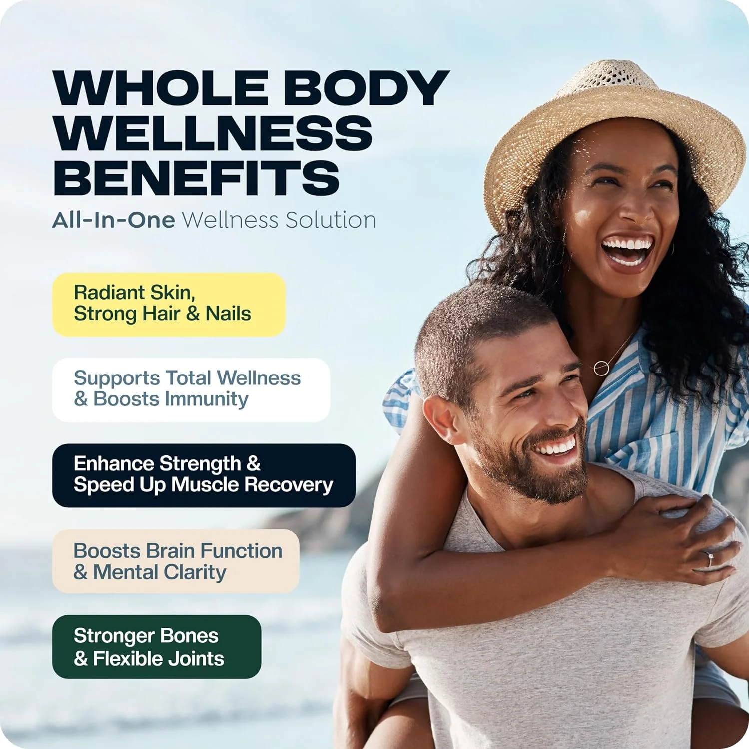 وزل - کولاتین - پپتیدهای کلاژن ممتاز + کراتین به همراه ویتامین C، اسید هیالورونیک و منیزیم برای پوست، مو، ناخن، استخوان و مفاصل، عضله، سیستم ایمنی و کمک شناختی (250 گرم) وزل - کولاتین - پپتیدهای کلاژن ممتاز + کراتین به همراه ویتامین C، اسید هیالورونیک و منیزیم برای پوست، مو، ناخن، استخوان و مفاصل، عضله، سیستم ایمنی و کمک شناختی (250 گرم)