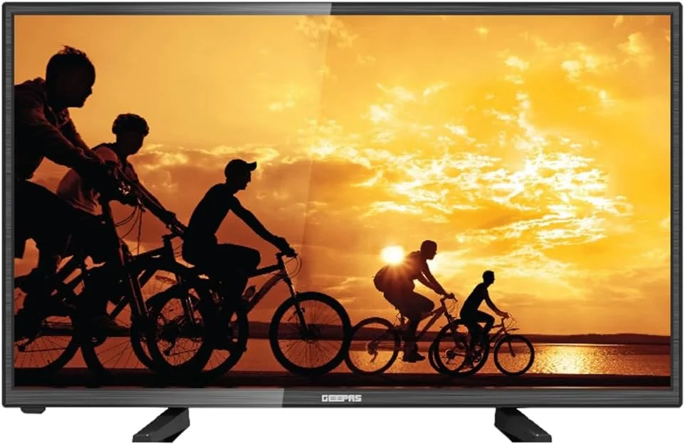 تلویزیون ال ای دی 32 اینچ جیپاس مدل GLED3203XHD، تلویزیون ال ای دی باریک با کنترل از راه دور | دارای پورت های HDMI و USB، حالت AV، جک هدفون، ورودی صدای PC | فناوری صرفه جویی در انرژی، صدای پویا