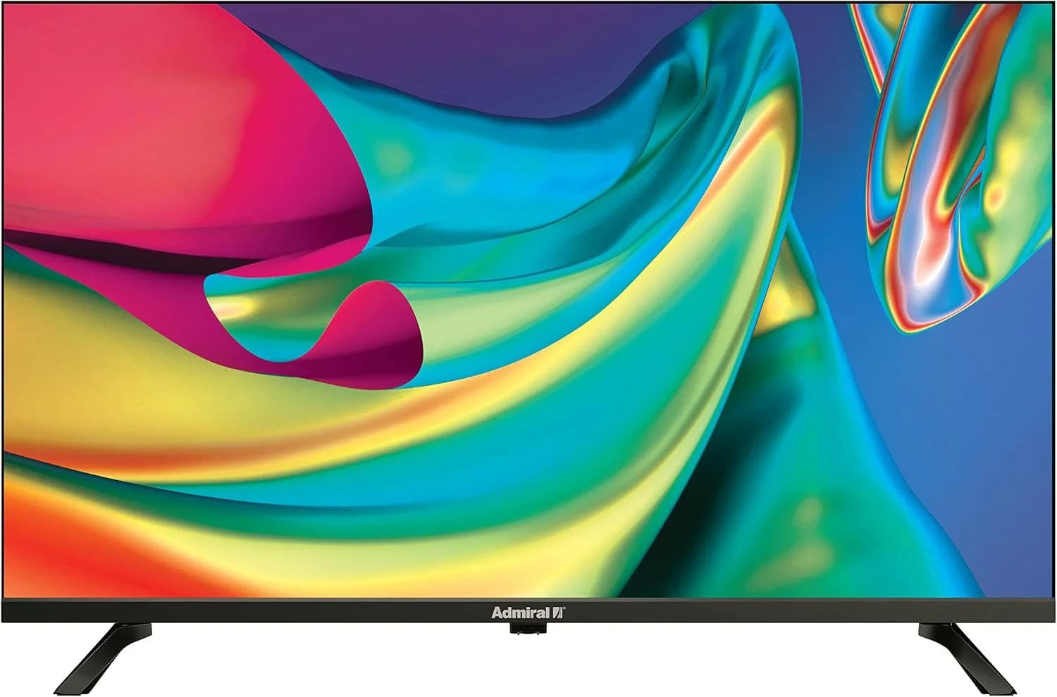 تلویزیون هوشمند HD ادمیرال 32 اینچ، اتصال HDMI و USB - دارای Chromecast داخلی، سیستم صوتی Dolby، رابط کاربری آسان، طراحی باریک، ADL32HMSACN، مشکی