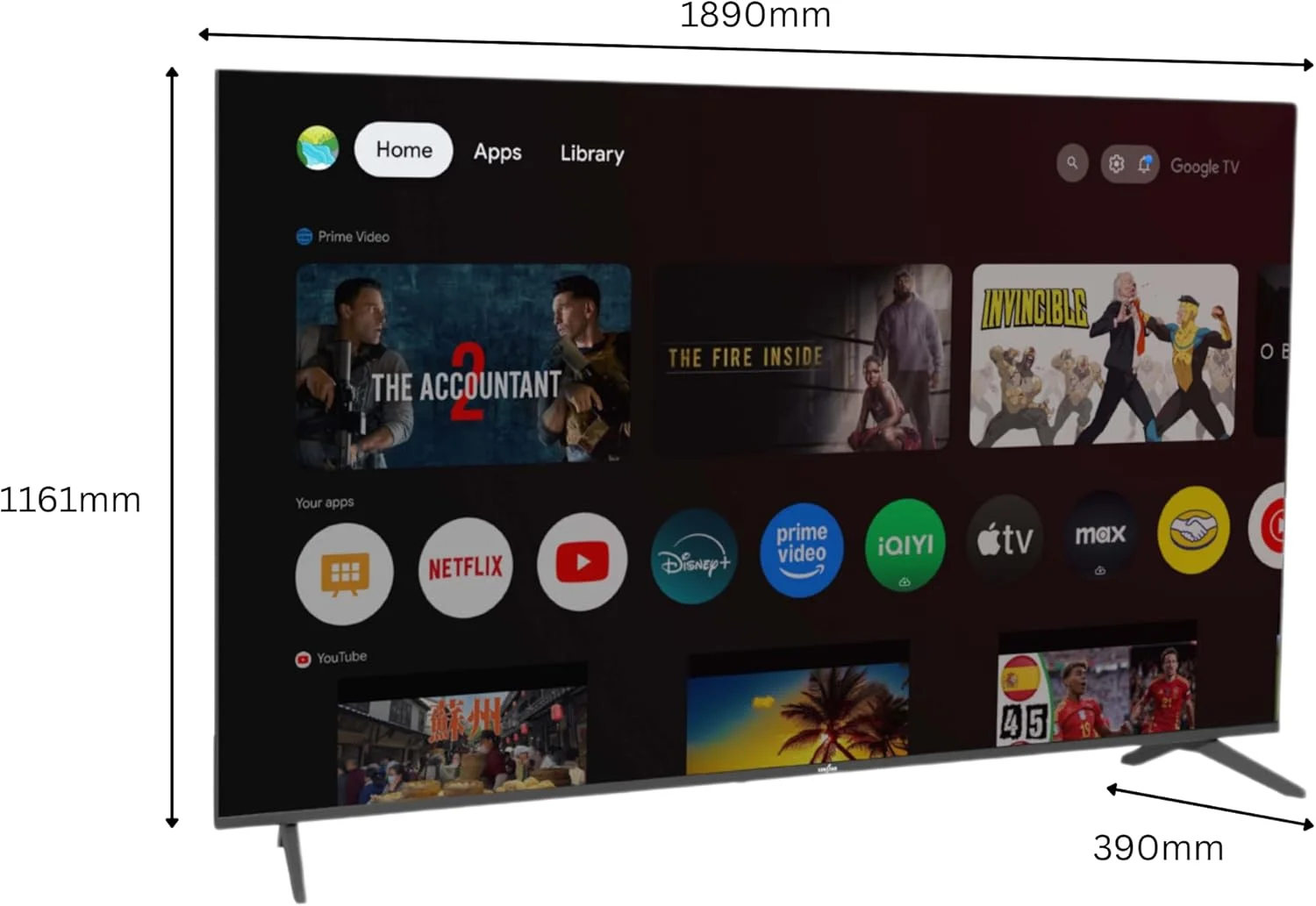 تلویزیون هوشمند 85 اینچی 4K QLED کن استار مدل KLED85GQDAC، طراحی باریک و بدون قاب با گیرنده داخلی DVB T2/S2، رزولوشن تصویر 3840 * 2160. تصویر روشن، رنگارنگ و با پیکسل های غنی. صرفه جویی در انرژی. تلویزیون هوشمند 85 اینچی 4K QLED کن استار مدل KLED85GQDAC، طراحی باریک و بدون قاب با گیرنده داخلی DVB T2/S2، رزولوشن تصویر 3840 * 2160. تصویر روشن، رنگارنگ و با پیکسل های غنی. صرفه جویی در انرژی.