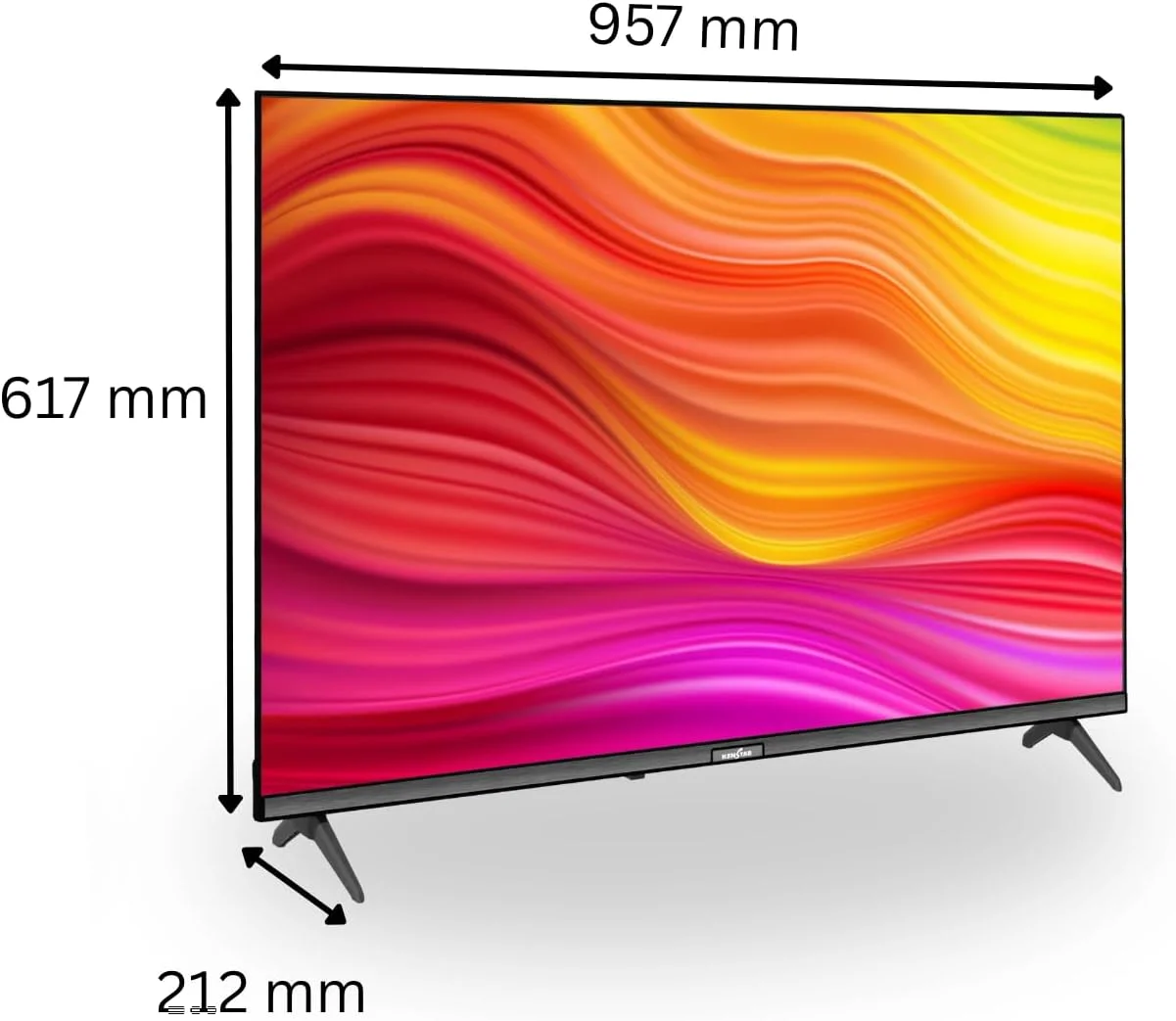 تلویزیون هوشمند 43 اینچ کن استار فول اچ دی با گیرنده DVB-T2/S2، طراحی باریک بدون قاب، اندروید نسخه 14، با برنامه های نتفلیکس، یوتیوب، پرایم ویدیو، شاهد. پشتیبانی از HDMI، USB، WiFi، Hi-Cast. DR 1920 * 1080p تلویزیون هوشمند 43 اینچ کن استار فول اچ دی با گیرنده DVB-T2/S2، طراحی باریک بدون قاب، اندروید نسخه 14، با برنامه های نتفلیکس، یوتیوب، پرایم ویدیو، شاهد. پشتیبانی از HDMI، USB، WiFi، Hi-Cast. DR 1920 * 1080p