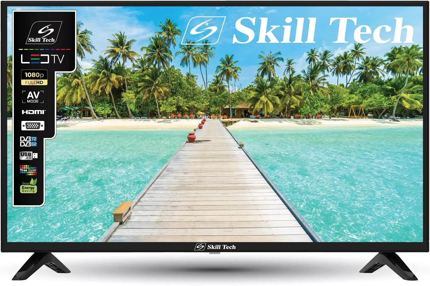 تلویزیون ال ای دی 40 اینچ فول اچ دی Skill Tech با گیرنده دیجیتال T2 / S2