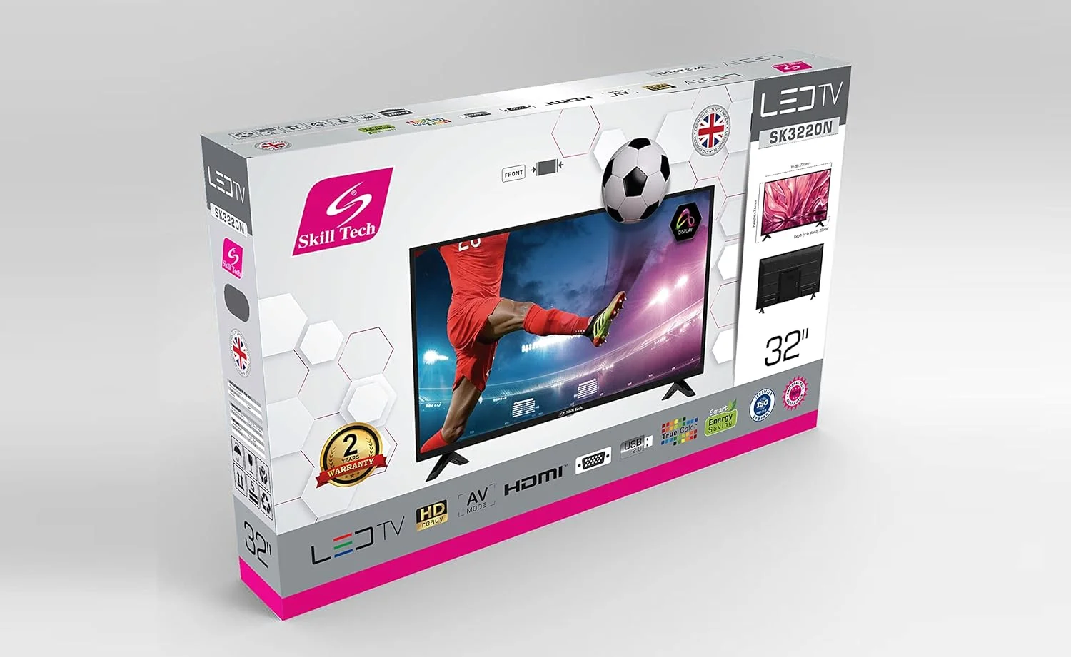تلویزیون ال ای دی 32 اینچ اچ دی Skill Tech مدل SK3220N تلویزیون ال ای دی 32 اینچ اچ دی Skill Tech مدل SK3220N