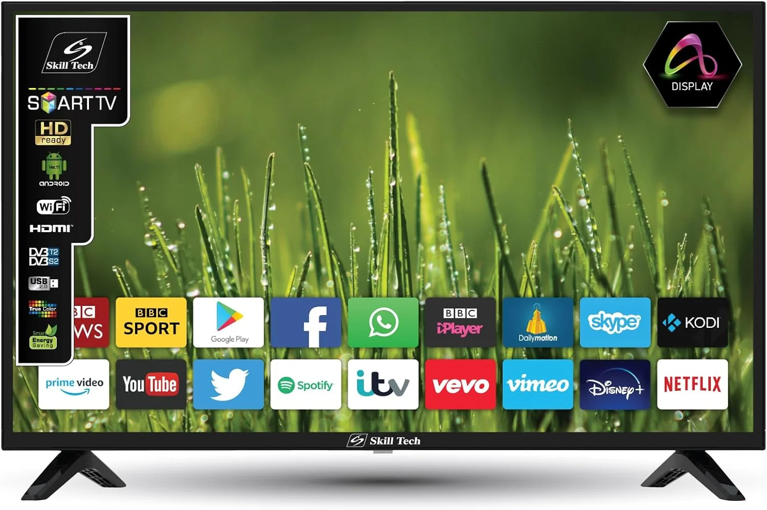 تلویزیون ال ای دی هوشمند 32 اینچی Skill Tech SK3240SFL، رزولوشن HD 1366x768، زاویه دید 176 درجه، HDMI، USB، مشکی تلویزیون ال ای دی هوشمند 32 اینچی Skill Tech SK3240SFL، رزولوشن HD 1366x768، زاویه دید 176 درجه، HDMI، USB، مشکی