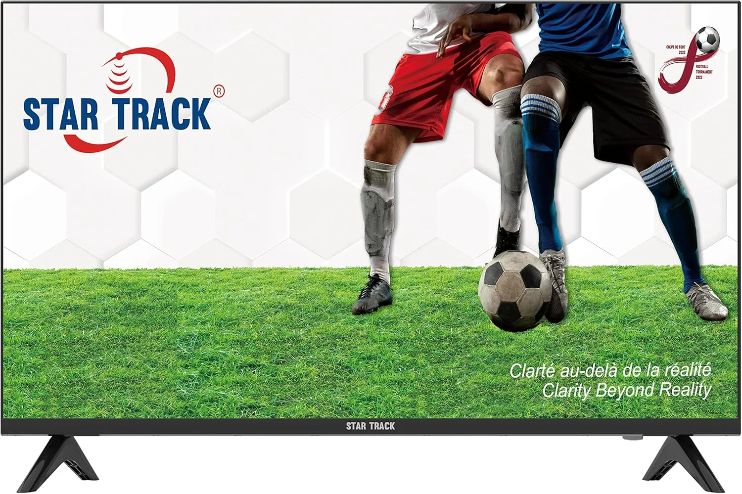 تلویزیون ال ای دی 32 اینچ HD استار ترک | 720p، بدون حاشیه، HDMI x2، USB x2، صدای فراگیر