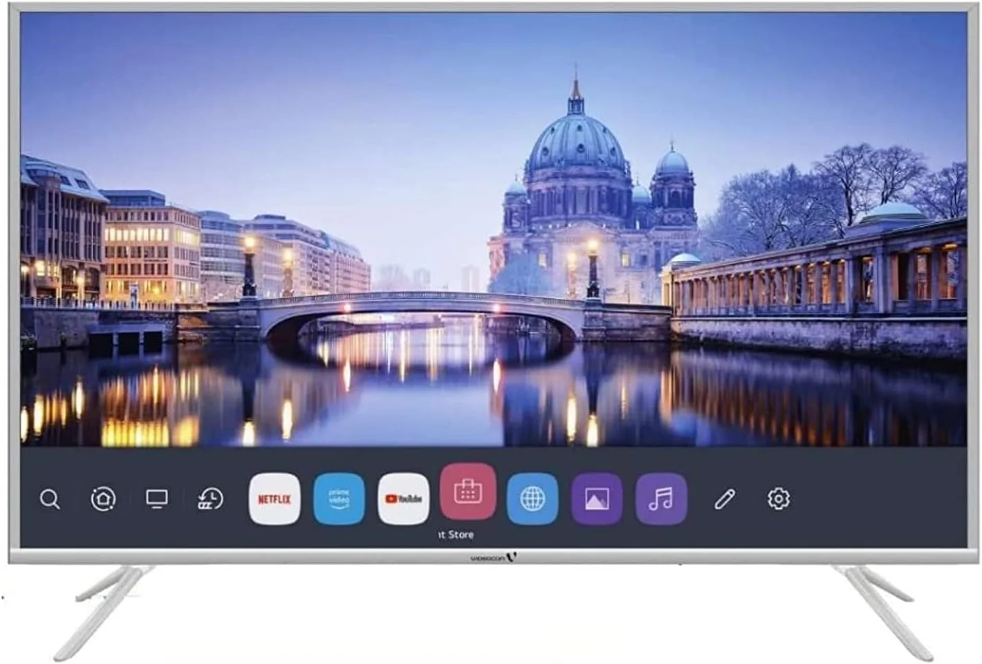 تلویزیون 65 اینچ ویدئوکون 4K UHD هوشمند اندروید 11 با Google Play، Netflix، YouTube، Shahid، بلوتوث و WiFi داخلی - مدل AAEE65EPWO1100D1