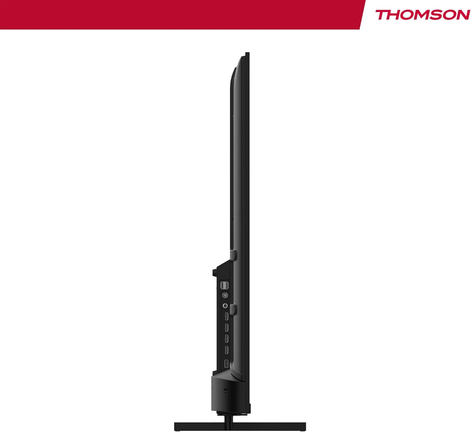 تلویزیون هوشمند 55 اینچ 4K UHD Thomson با Google TV – مدل 2024، دستیار صوتی گوگل، کنترل صوتی هوشمند، YouTube و Netflix داخلی، نمایشگر 3840x2160 پیکسل، طراحی پایه کناری – تلویزیون LED بدون قاب