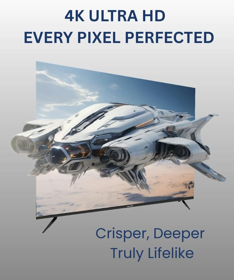 تلویزیون هوشمند 55 اینچی 4K UHD بدون حاشیه رسمی گوگل، تلویزیون ال ای دی هوشمند با ریموت کنترل صوتی، صدای دالبی، بلوتوث، کروم کست داخلی، DVB-T2/S2، پایه دیواری رایگان – E55ELGT1100 تلویزیون هوشمند 55 اینچی 4K UHD بدون حاشیه رسمی گوگل، تلویزیون ال ای دی هوشمند با ریموت کنترل صوتی، صدای دالبی، بلوتوث، کروم کست داخلی، DVB-T2/S2، پایه دیواری رایگان – E55ELGT1100