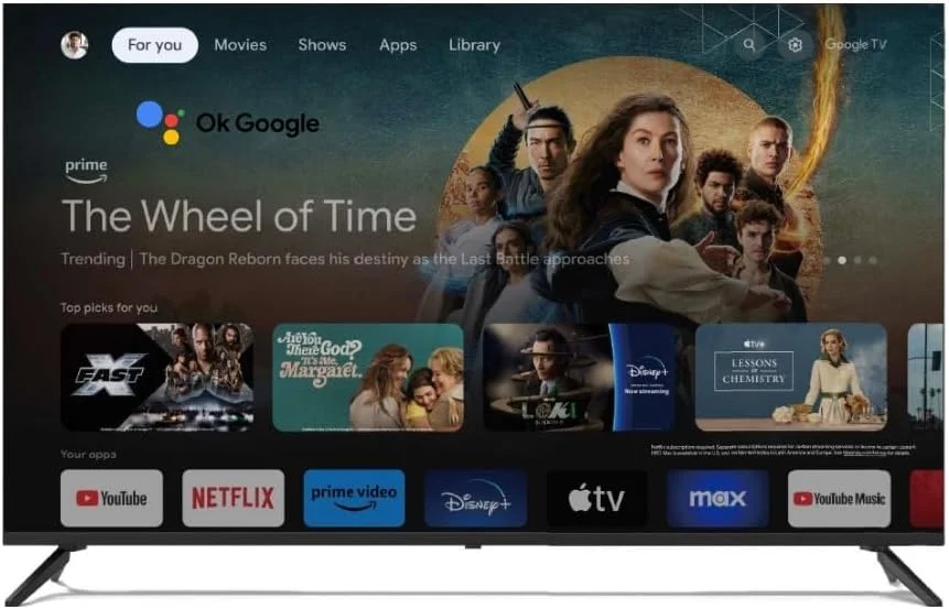 تلویزیون هوشمند 50 اینچی 4K UHD گوگل ویدئوکون | طراحی بدون حاشیه، صدای دالبی، ریموت صوتی، بلوتوث، کروم کست داخلی | پنل درجه A+ | مدل: E50ELGT1100 (مدل 2025) تلویزیون هوشمند 50 اینچی 4K UHD گوگل ویدئوکون | طراحی بدون حاشیه، صدای دالبی، ریموت صوتی، بلوتوث، کروم کست داخلی | پنل درجه A+ | مدل: E50ELGT1100 (مدل 2025)