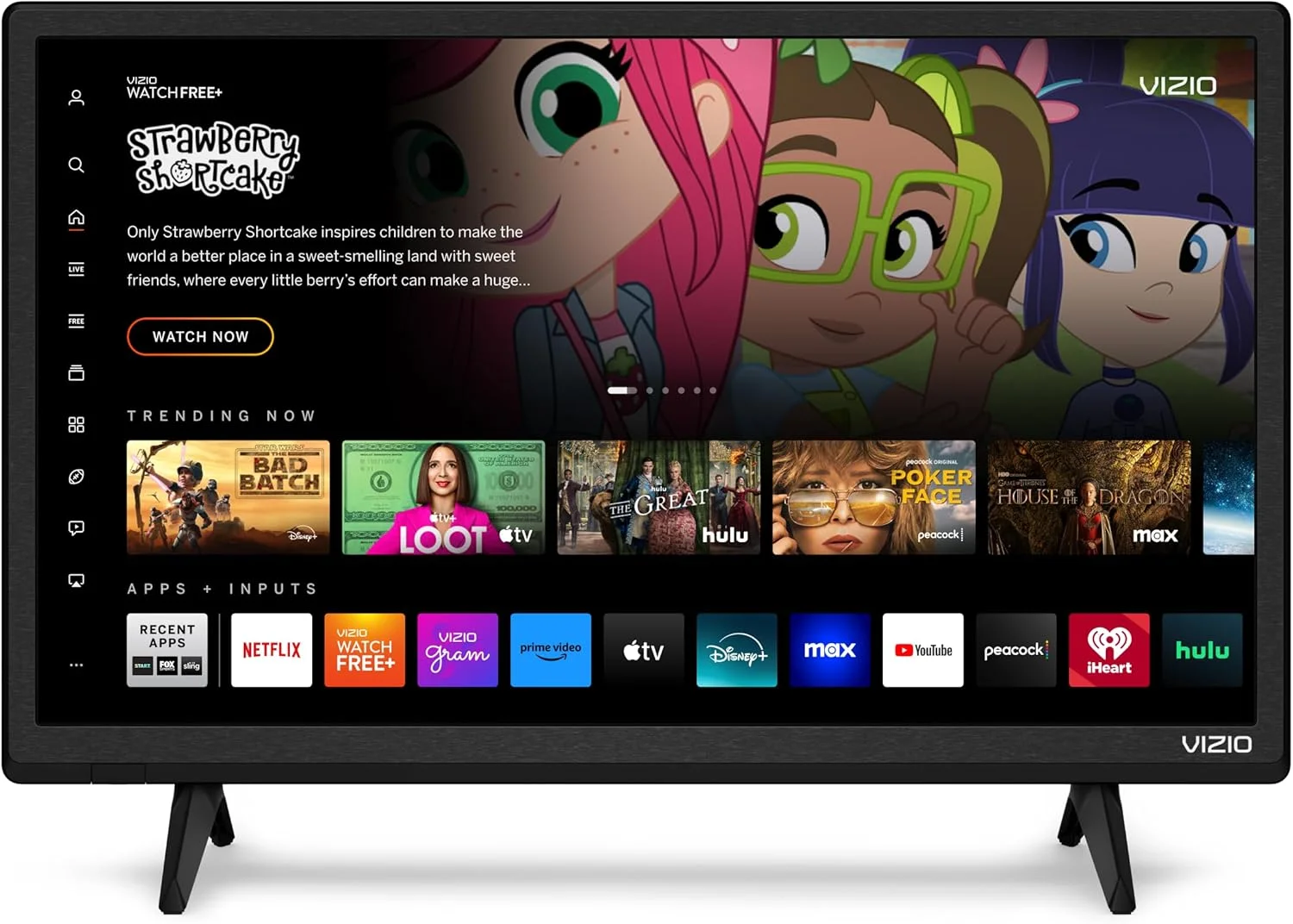 تلویزیون هوشمند 24 اینچی VIZIO سری D با کیفیت Full HD 1080p، دارای Apple AirPlay و Chromecast داخلی، سازگار با Alexa، مدل D24f-J09، مدل 2022