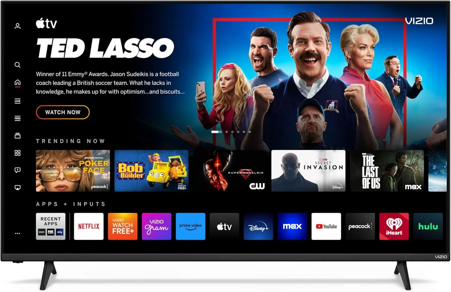 تلویزیون هوشمند 55 اینچی VIZIO سری V با کیفیت 4K LED HDR، دارای Dolby Vision، WiFi 6E، قابلیت اتصال هدفون بلوتوثی، موتور بازی و سازگاری با الکسا، مدل V555M-K01، مدل 2023