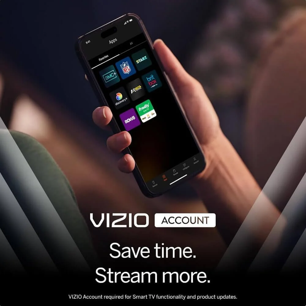 تلویزیون هوشمند 40 اینچی VIZIO سری V با کیفیت FHD LED 1080p، سازگار با بلوتوث، با HDR/HDR10 HLG، Airplay 2، Chromecast داخلی، HDMI VRR و DTS Virtual X (VFD40M-0810)