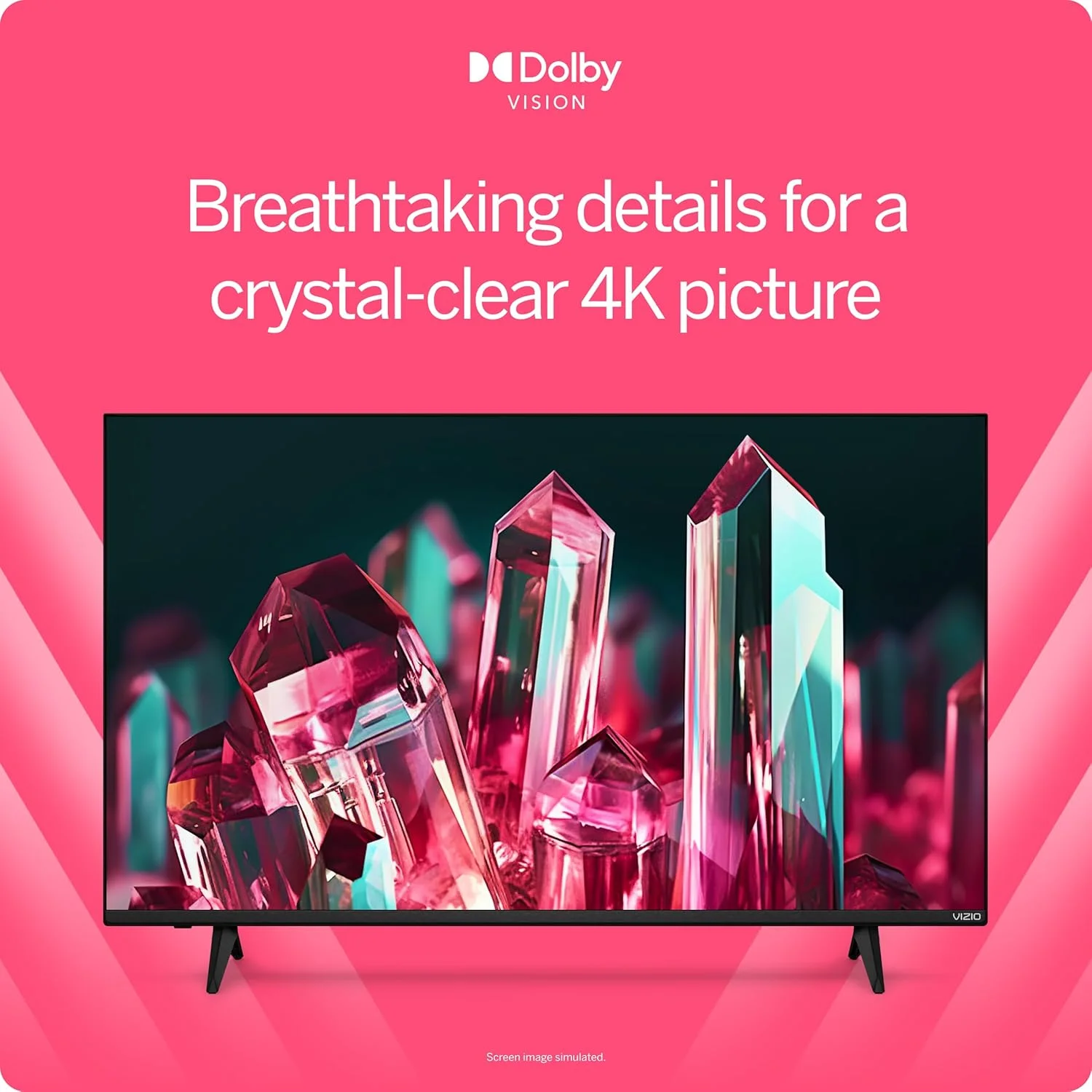 تلویزیون هوشمند 75 اینچی VIZIO سری V با کیفیت 4K UHD LED، دارای ریموت صوتی، Dolby Vision، HDR10+، سازگاری با Alexa، مدل V755-J04، مدل 2022