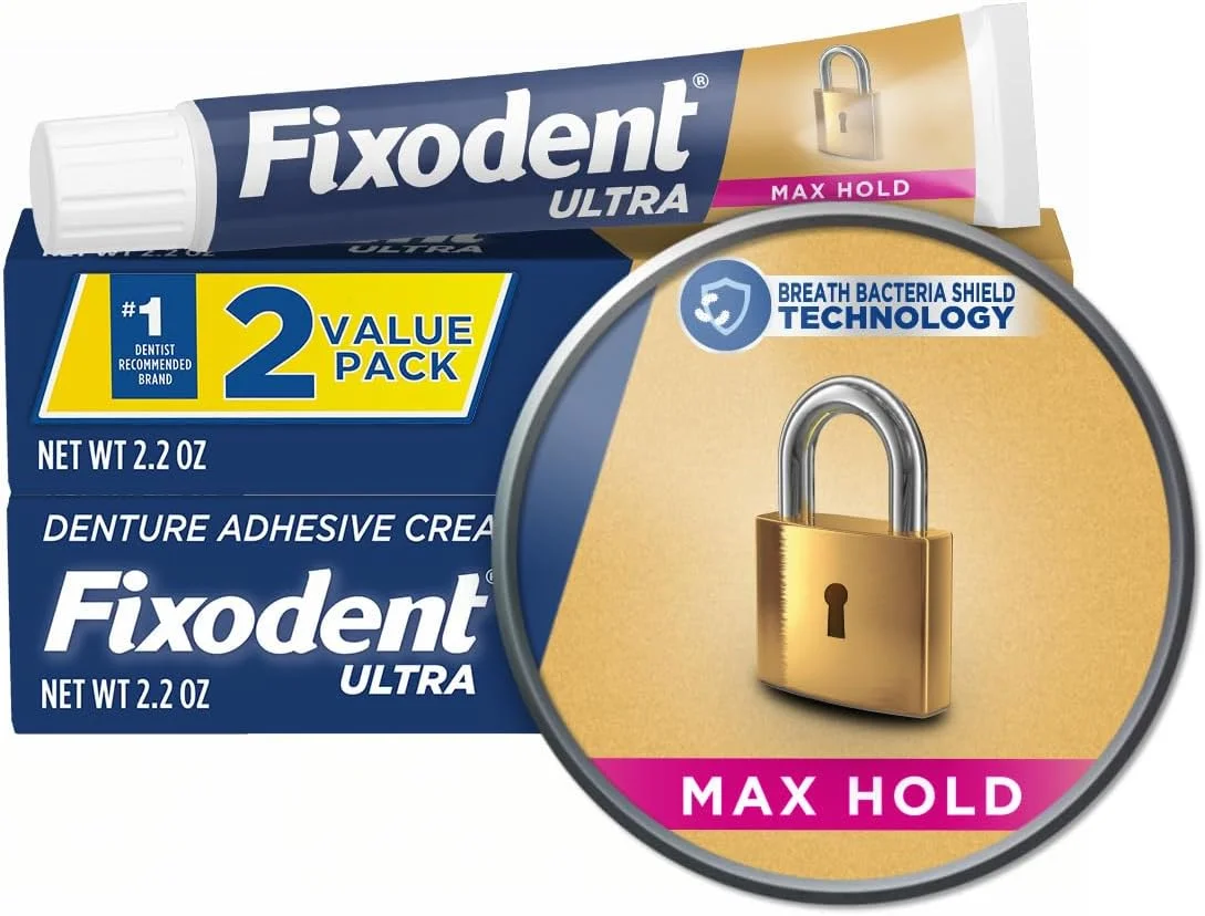 چسب دندان مصنوعی فیکسو دنت Ultra Max Hold، 62 گرم (بسته 2 عددی) چسب دندان مصنوعی فیکسو دنت Ultra Max Hold، 62 گرم (بسته 2 عددی)