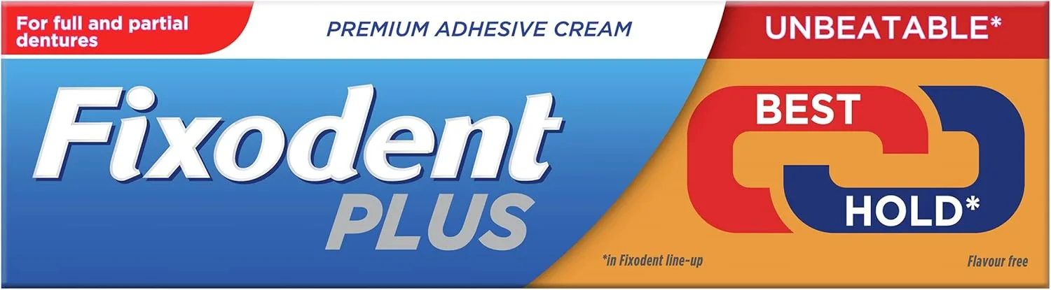 کرم چسب دندان مصنوعی فیکسودنت پلاس، 40 گرم x 4، بهترین چسبندگی، ممتاز، تا 88% چسبندگی در پایان روز، سفید کرم چسب دندان مصنوعی فیکسودنت پلاس، 40 گرم x 4، بهترین چسبندگی، ممتاز، تا 88% چسبندگی در پایان روز، سفید