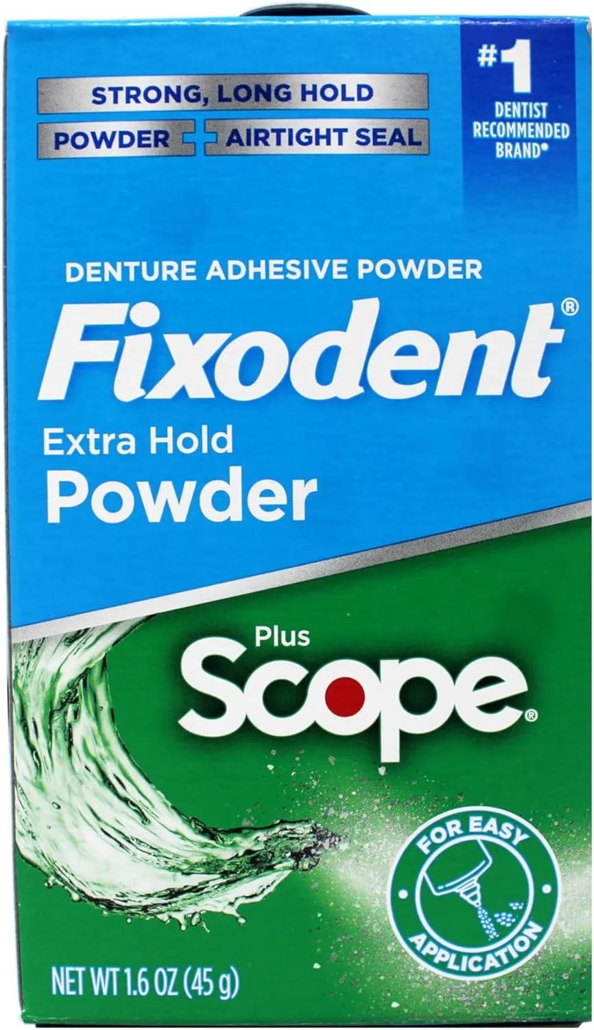 چسب پودری دندان مصنوعی فیکسودنت با قدرت چسبندگی فوق العاده به همراه طعم نعنا، بسته 3 عددی (3 عدد) چسب پودری دندان مصنوعی فیکسودنت با قدرت چسبندگی فوق العاده به همراه طعم نعنا، بسته 3 عددی (3 عدد)