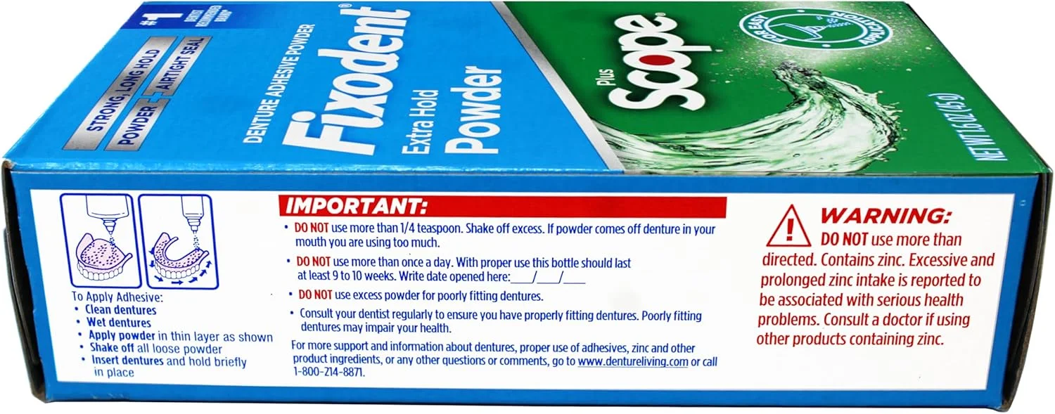 چسب پودری دندان مصنوعی فیکسودنت با قدرت چسبندگی فوق العاده به همراه طعم نعنا، بسته 3 عددی (3 عدد) چسب پودری دندان مصنوعی فیکسودنت با قدرت چسبندگی فوق العاده به همراه طعم نعنا، بسته 3 عددی (3 عدد)