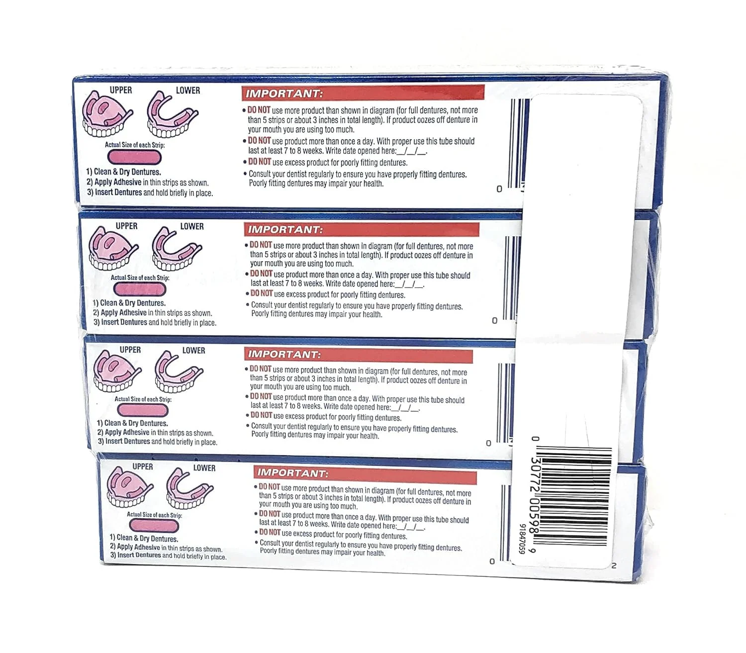 چسب دندان مصنوعی فیکسو دنت ادونسد مکس هولد 62 گرم (بسته 4 عددی) چسب دندان مصنوعی فیکسو دنت ادونسد مکس هولد 62 گرم (بسته 4 عددی)